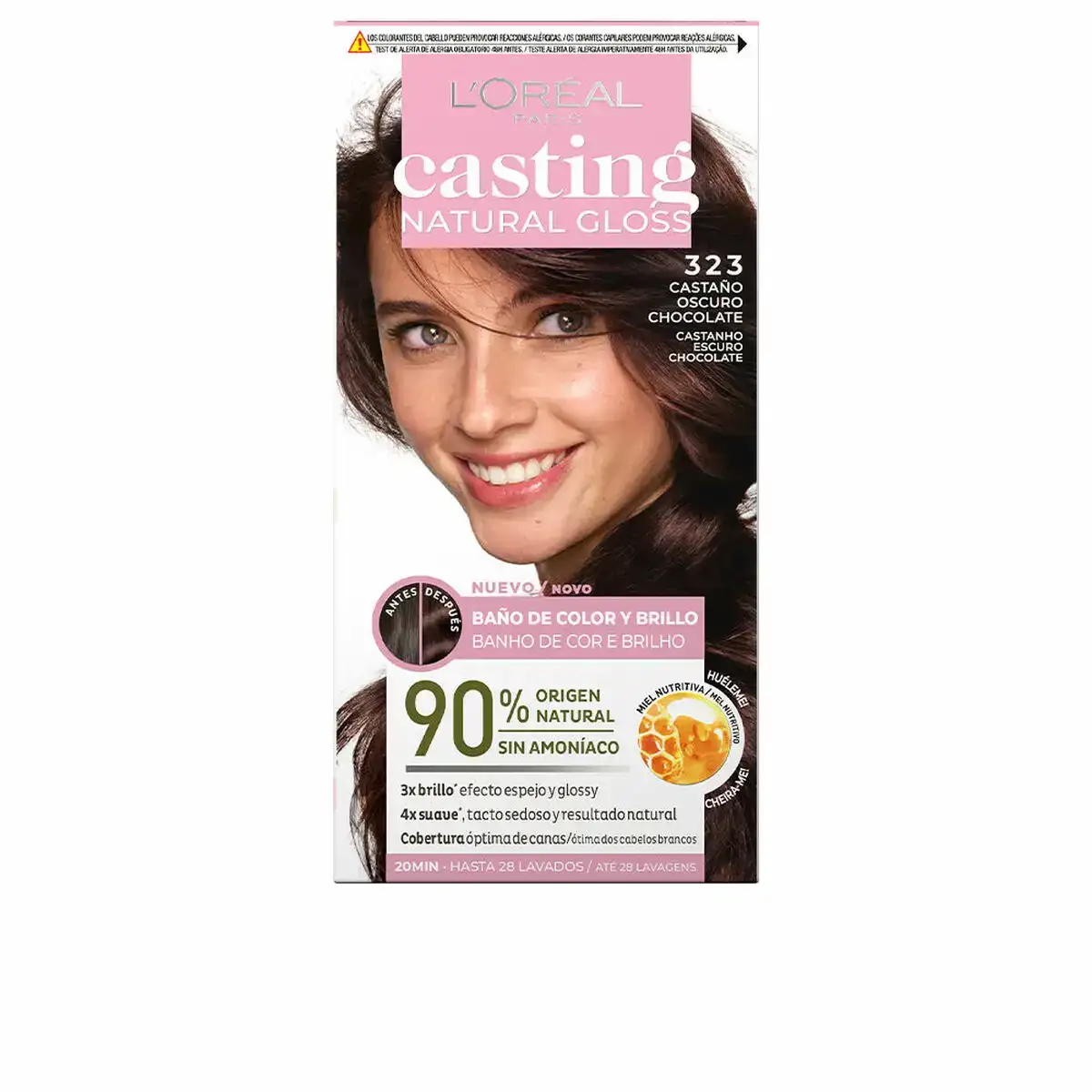 Coloration semi permanente l oreal make up casting natural gloss sans ammoniaque no 323 castano oscuro chocolate 180 ml _9461. DIAYTAR COTE D'IVOIRE - Votre Source de Trouvailles uniques. Naviguez à travers notre catalogue et trouvez des articles qui vous distinguent et reflètent votre unicité.