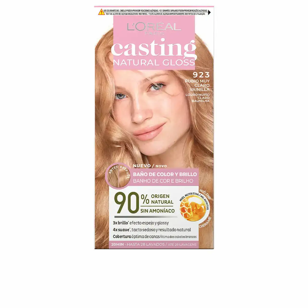 Coloration semi permanente l oreal make up casting natural gloss sans ammoniaque no 923 rubio muy claro vainilla 180 ml _6006. DIAYTAR COTE D'IVOIRE - Où Choisir Devient un Plaisir. Découvrez notre boutique en ligne et choisissez parmi une variété de produits qui satisferont tous vos besoins.