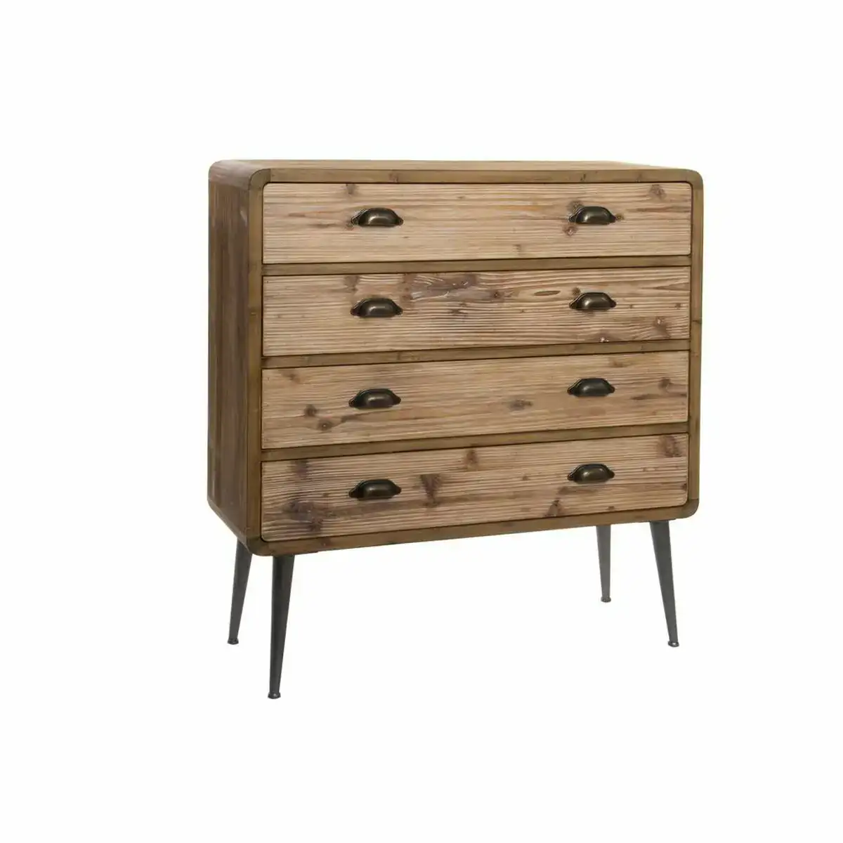 Commode dkd home decor marron bois metal naturel moderne loft 90 x 30 x 97 cm_5200. Bienvenue chez DIAYTAR COTE D'IVOIRE - Où le Shopping Devient un Plaisir. Découvrez notre boutique en ligne et trouvez des trésors qui égaieront chaque jour de votre vie.