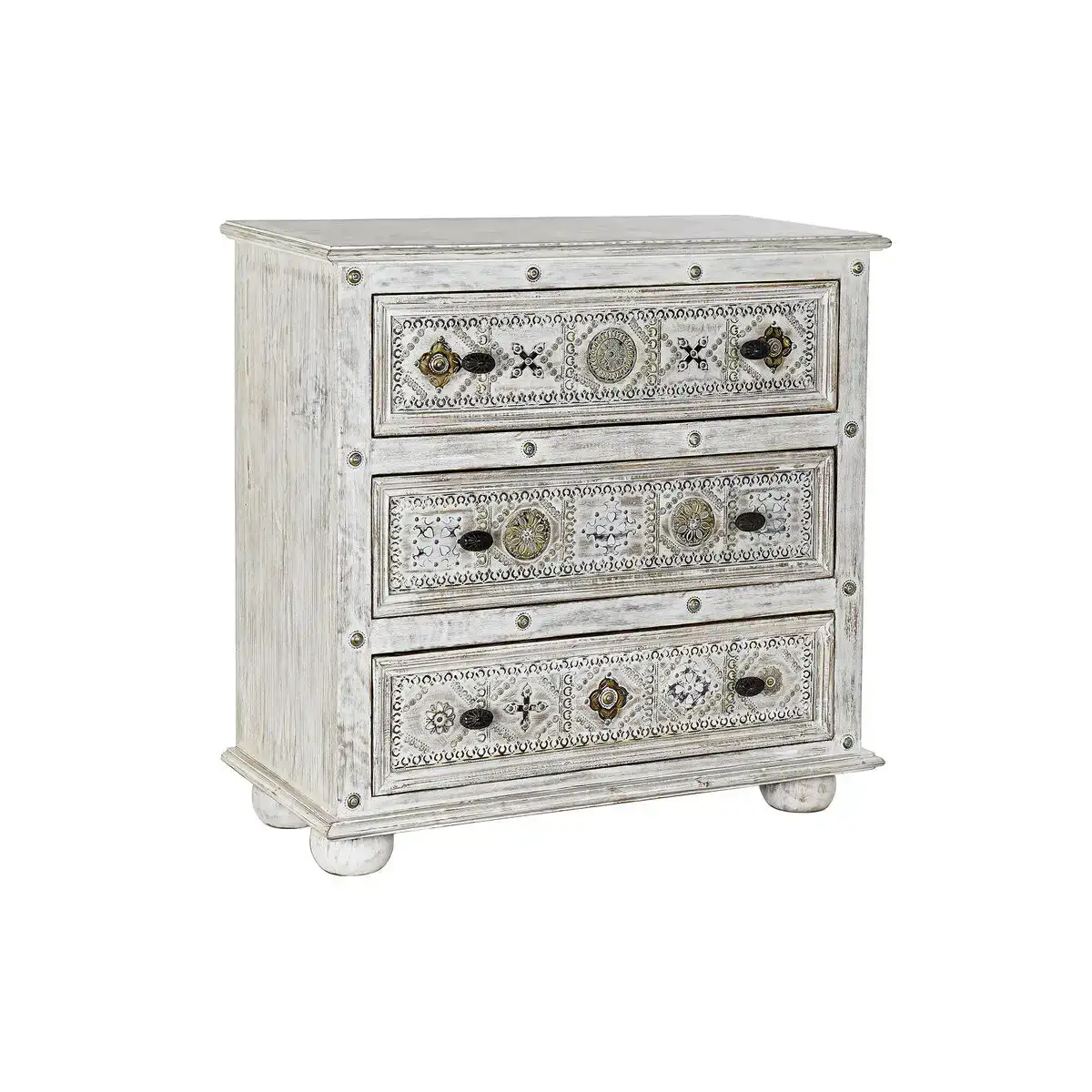Commode dkd home decor metal bois de manguier 90 x 40 x 90 cm _9429. Bienvenue sur DIAYTAR COTE D'IVOIRE - Où le Shopping est une Affaire Personnelle. Découvrez notre sélection et choisissez des produits qui reflètent votre unicité et votre individualité.