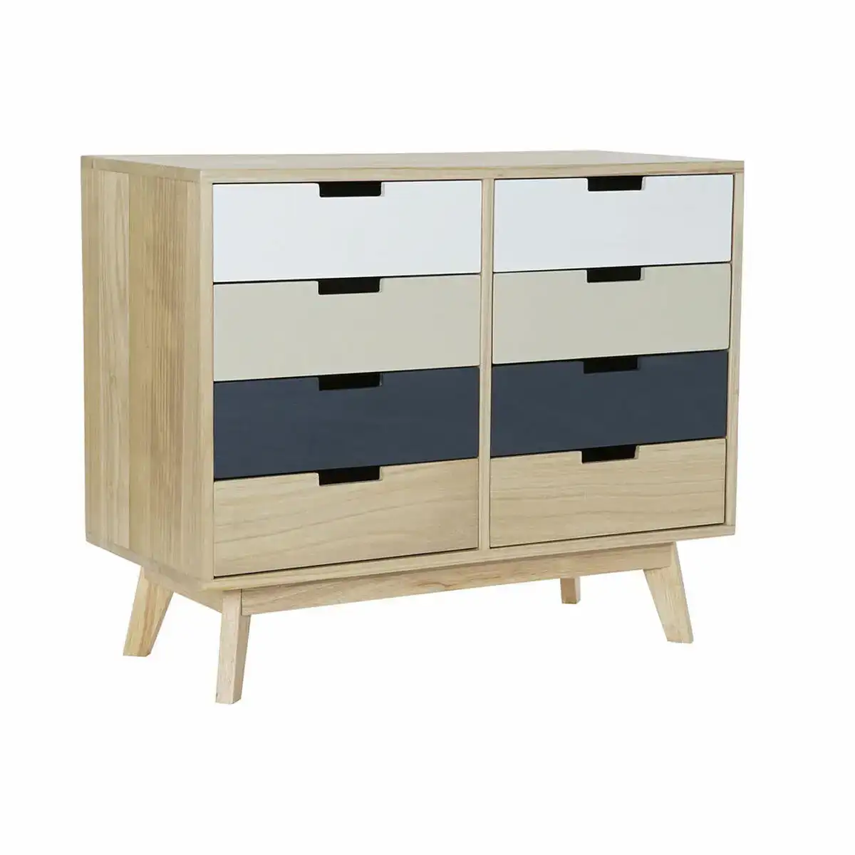 Commode dkd home decor naturel beige mdf blanc gris fonce bois de paulownia 79 x 35 x 65 cm _4248. DIAYTAR COTE D'IVOIRE - Où Choisir est un Voyage Cultuel. Explorez notre boutique en ligne et découvrez des produits qui célèbrent la richesse et la diversité culturelle du Côte d'Ivoire.