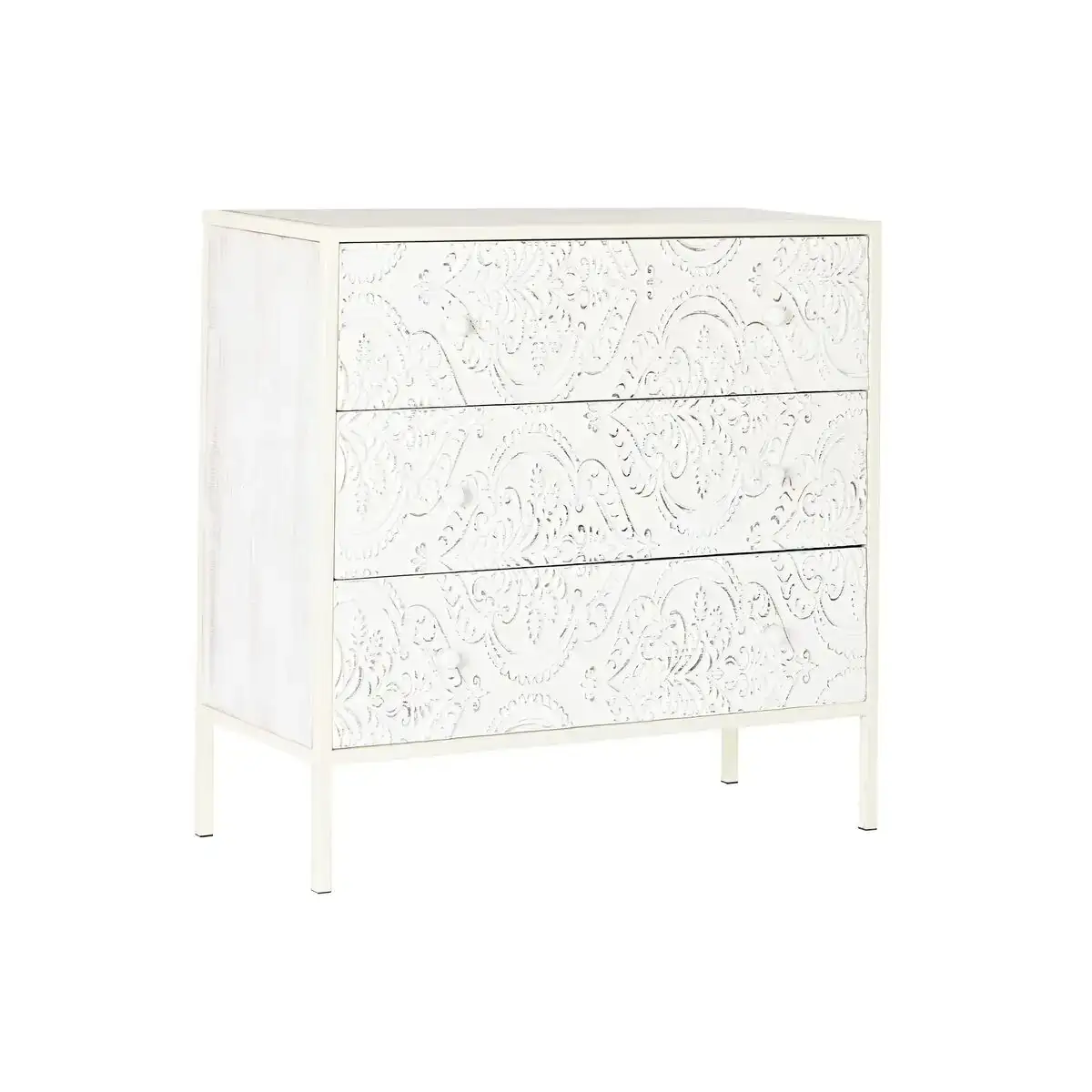 Commode dkd home decor sapin mdf blanc arabe 80 x 34 x 80 cm _8876. Découvrez DIAYTAR COTE D'IVOIRE - Où l'Élégance Rencontre la Variété. Parcourez notre collection et trouvez des trésors cachés qui ajoutent une touche de sophistication à votre vie quotidienne.