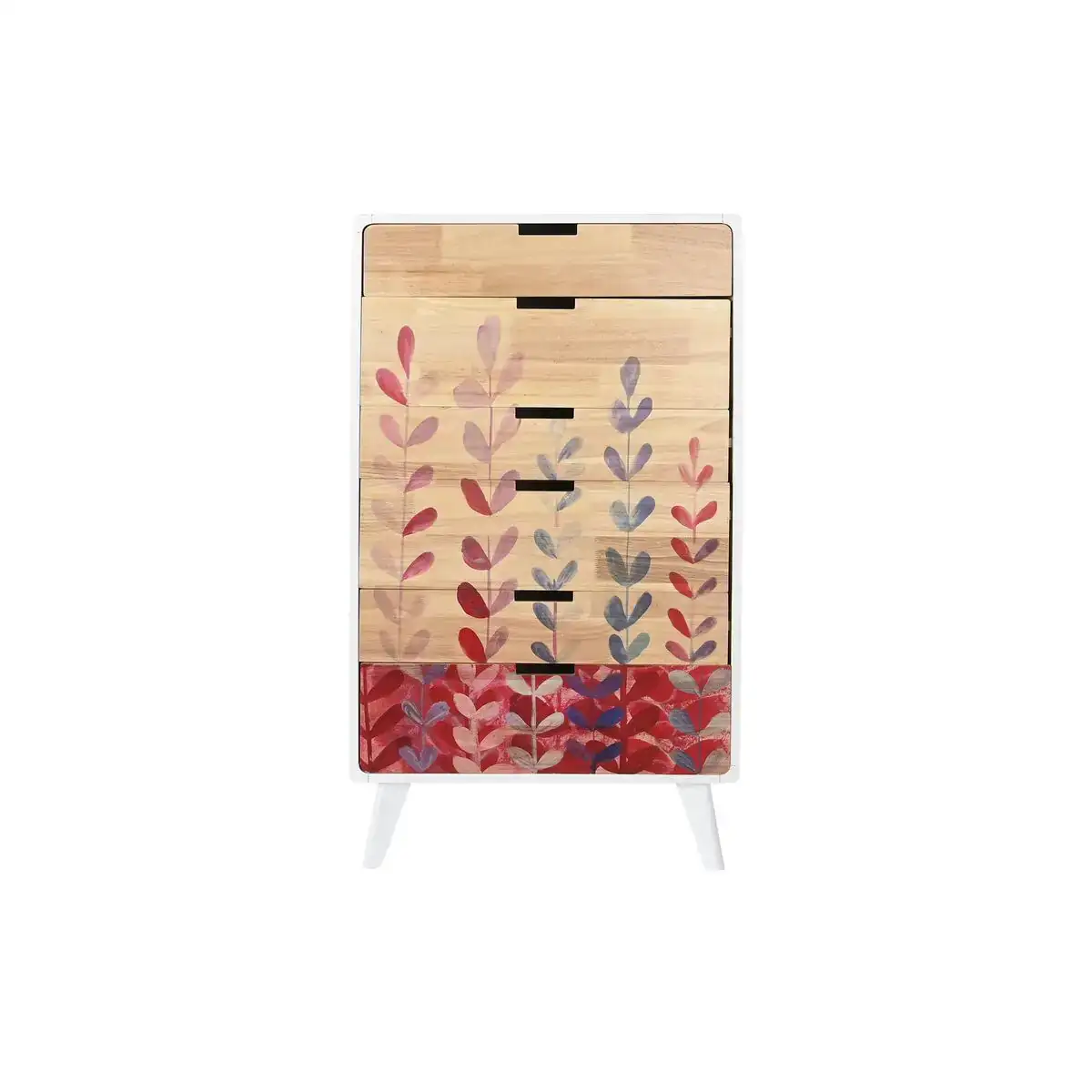 Commode dkd home decor scandi naturel bois d hevea blanc bordeaux bois mdf 60 x 30 x 108 cm_7888. DIAYTAR COTE D'IVOIRE - L'Art de Magasiner sans Limites. Naviguez à travers notre collection diversifiée pour trouver des produits qui élargiront vos horizons shopping.