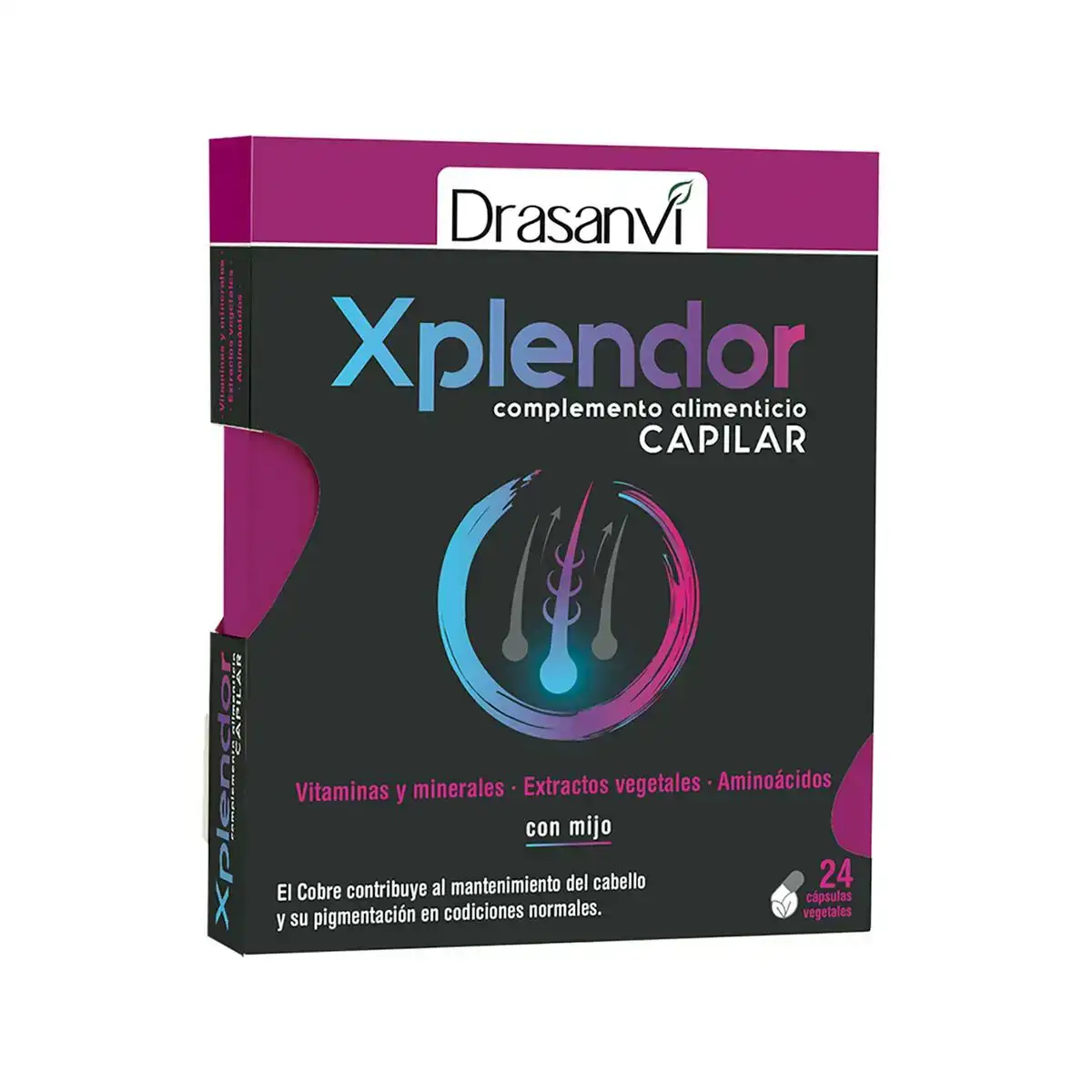 Complement alimentaire anti chute de cheveux drasanvi xplendor 24 unites _7569. DIAYTAR COTE D'IVOIRE - L'Équilibre Parfait entre Tradition et Modernité. Explorez notre collection pour trouver des produits qui incarnent la culture et la contemporanéité du Côte d'Ivoire.