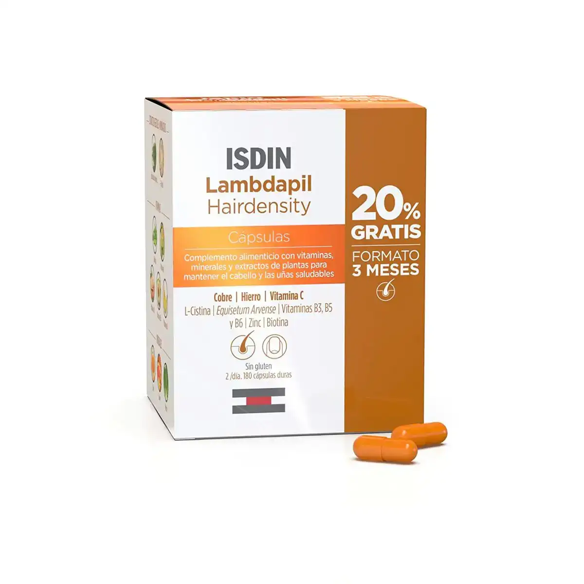 Complement alimentaire anti chute de cheveux isdin lambdapil 180 unites_5783. DIAYTAR COTE D'IVOIRE - Où Choisir Devient une Expérience Personnalisée. Explorez notre boutique en ligne pour découvrir des produits qui s'adaptent à votre style et à votre essence.