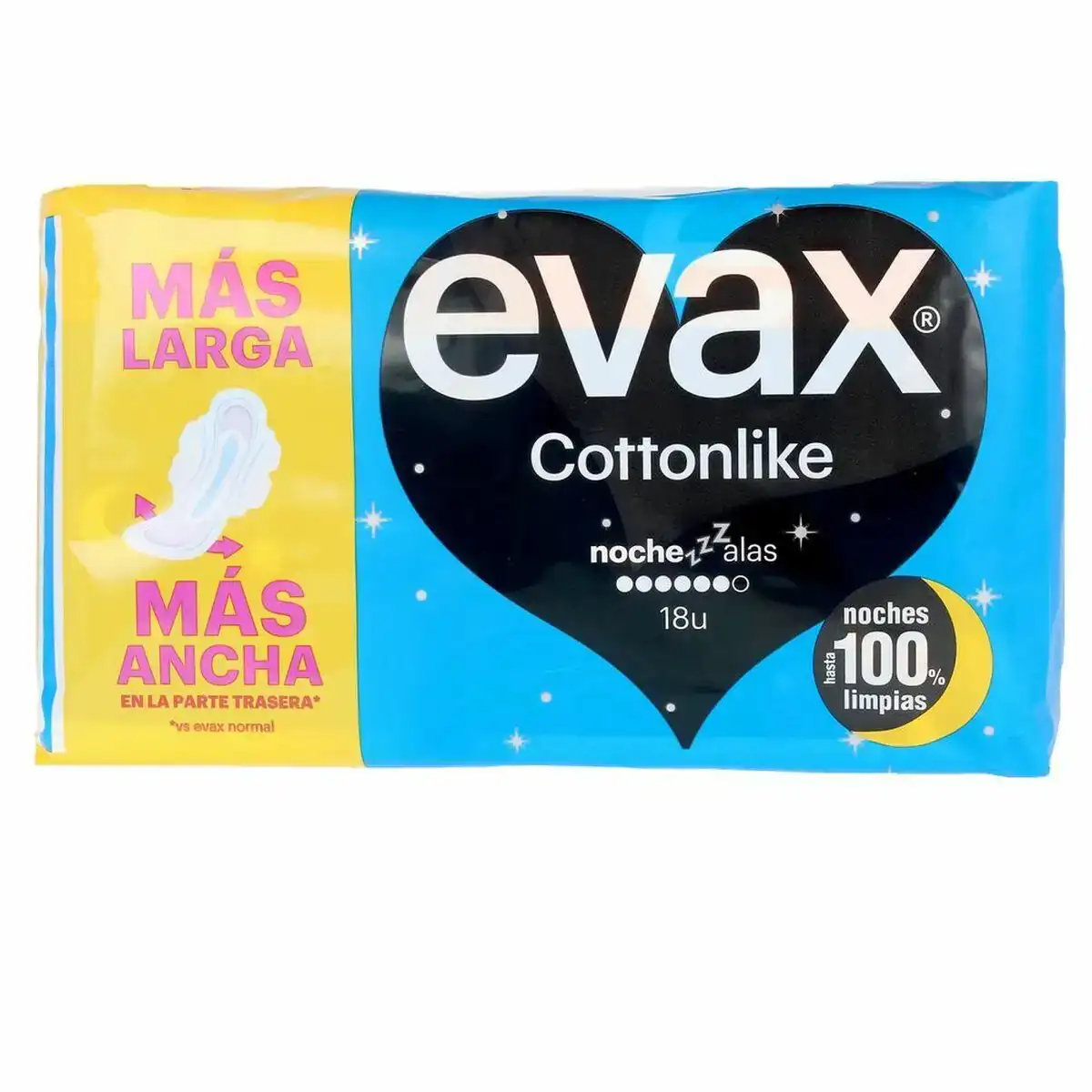 Compresses avec ailes pour la nuit evax cottonlike 18 uds _1318. DIAYTAR COTE D'IVOIRE - Votre Boutique en Ligne, Votre Identité. Naviguez à travers notre plateforme et choisissez des articles qui expriment qui vous êtes et ce que vous chérissez.