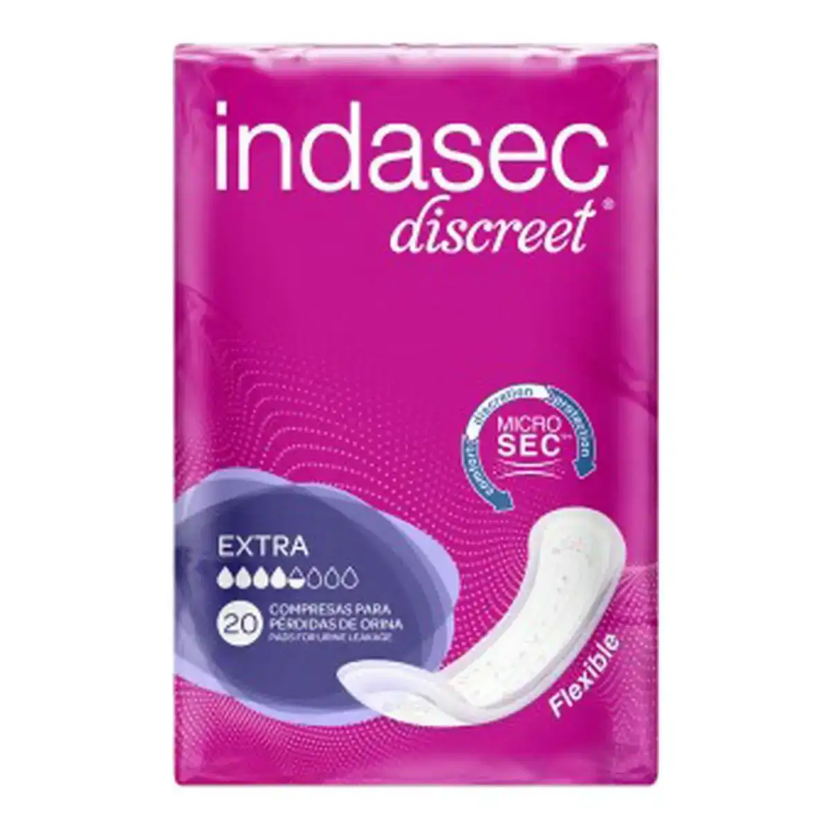 Compresses normales indasec discreet 20 uds _1282. Bienvenue chez DIAYTAR COTE D'IVOIRE - Où le Shopping Devient un Voyage. Explorez notre plateforme pour dénicher des produits uniques, racontant l'histoire et l'âme du Côte d'Ivoire.