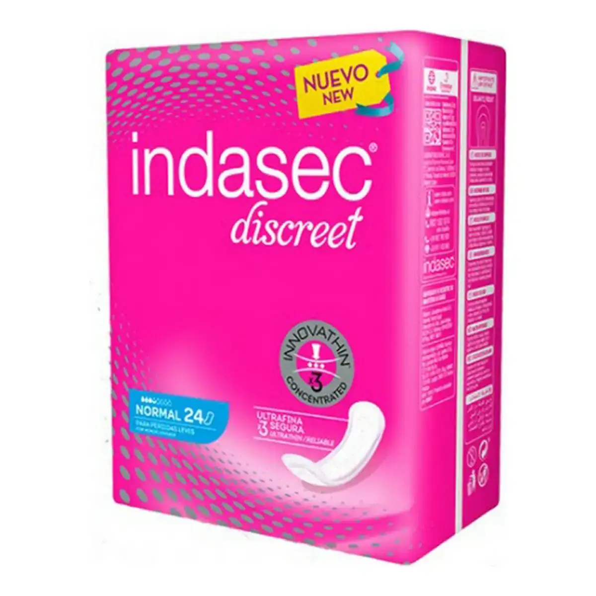 Compresses normales indasec discreet 24 uds _6787. DIAYTAR COTE D'IVOIRE - Là où le Chic Rencontre la Tradition. Naviguez à travers notre catalogue et choisissez des produits qui équilibrent l'élégance intemporelle et l'innovation moderne.