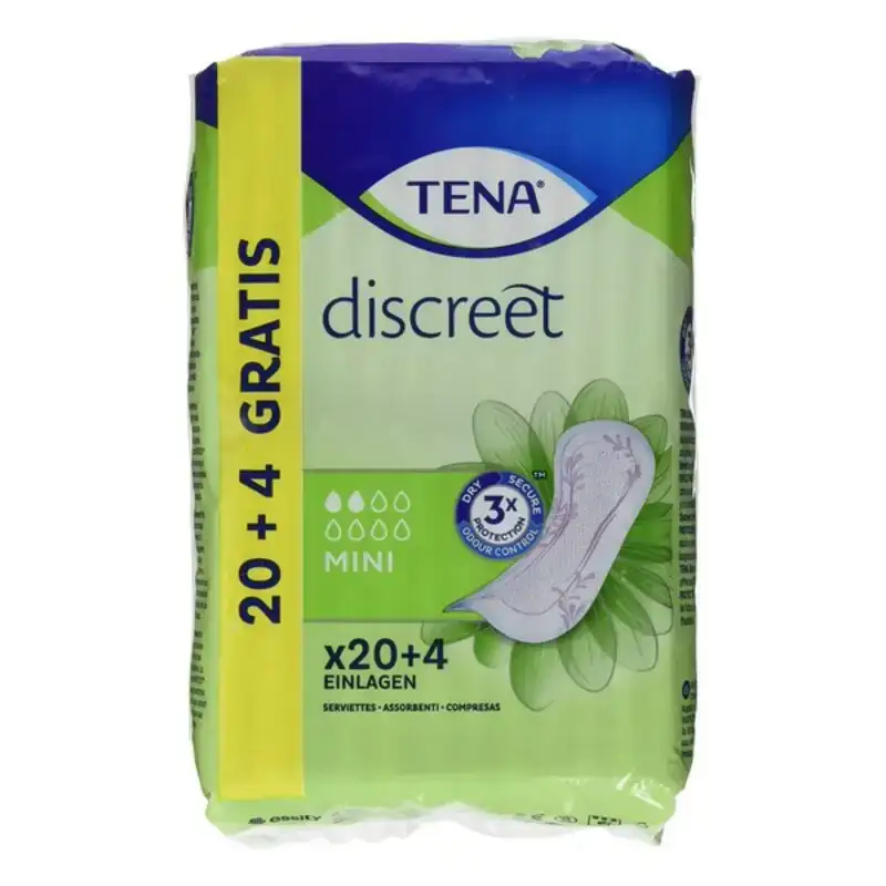 Compresses pour incontinence discreet mini tena 24 uds _1453. DIAYTAR COTE D'IVOIRE - Votre Destination Shopping d'Exception. Parcourez nos rayons virtuels et choisissez des produits qui incarnent l'excellence et la diversité.