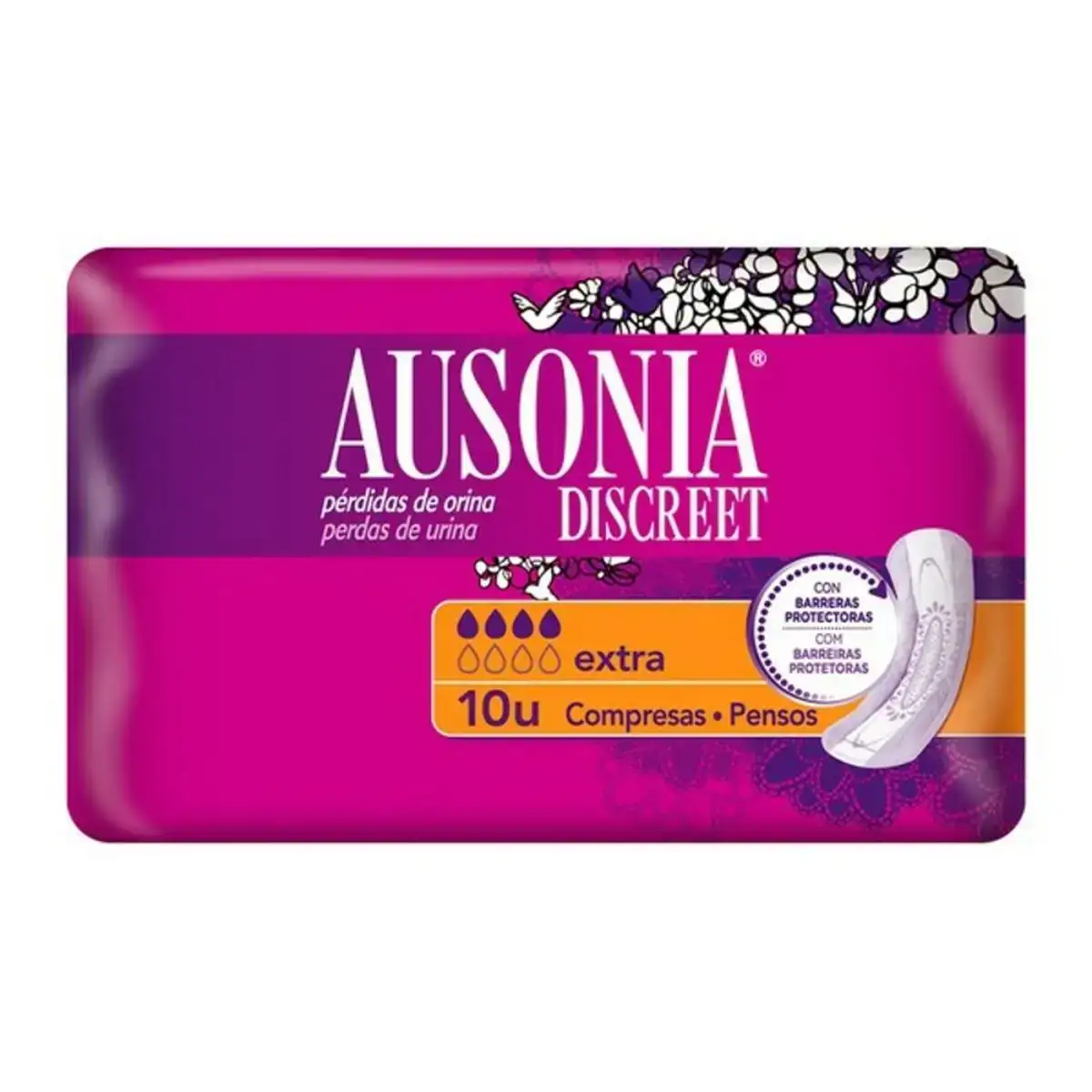 Compresses pour incontinence extra ausonia discreet 10 uds 10 unites_9032. Entrez dans DIAYTAR COTE D'IVOIRE - Où Chaque Détail Compte. Explorez notre boutique en ligne pour trouver des produits de haute qualité, soigneusement choisis pour répondre à vos besoins et vos désirs.