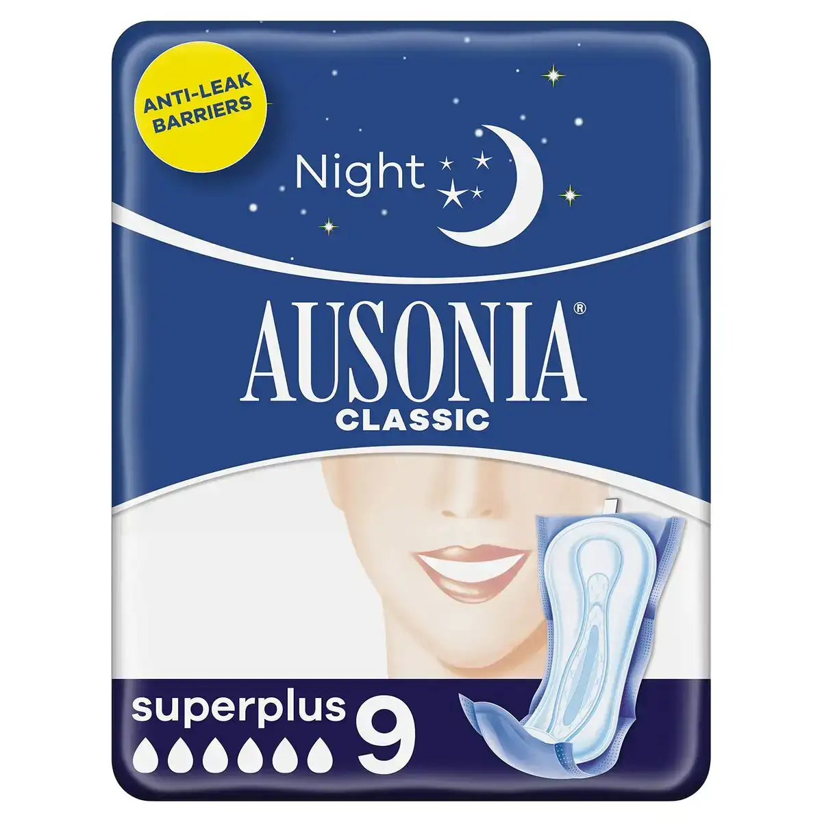 Compresses pour la nuit ausonia super plus 9 unites_2659. DIAYTAR COTE D'IVOIRE - L'Art de Choisir, l'Art de Se Distinquer. Naviguez à travers notre catalogue et choisissez des produits qui ajoutent une note d'élégance à votre style unique.