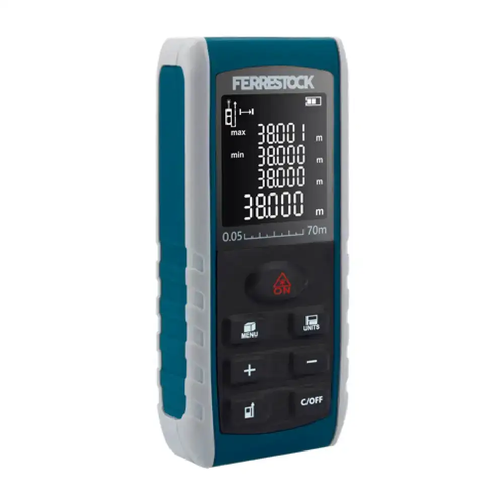 Compteur ferrestock laser 70 m_4617. DIAYTAR COTE D'IVOIRE - Là où Chaque Produit Est une Trouvaille. Parcourez notre catalogue diversifié et découvrez des articles qui enrichiront votre quotidien, du pratique à l'insolite.