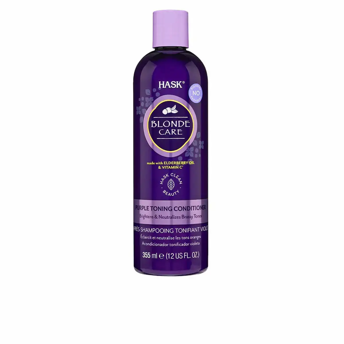 Conditionneur Neutralisant de couleur HASK Blone Care Cheveux blonds (355 ml)