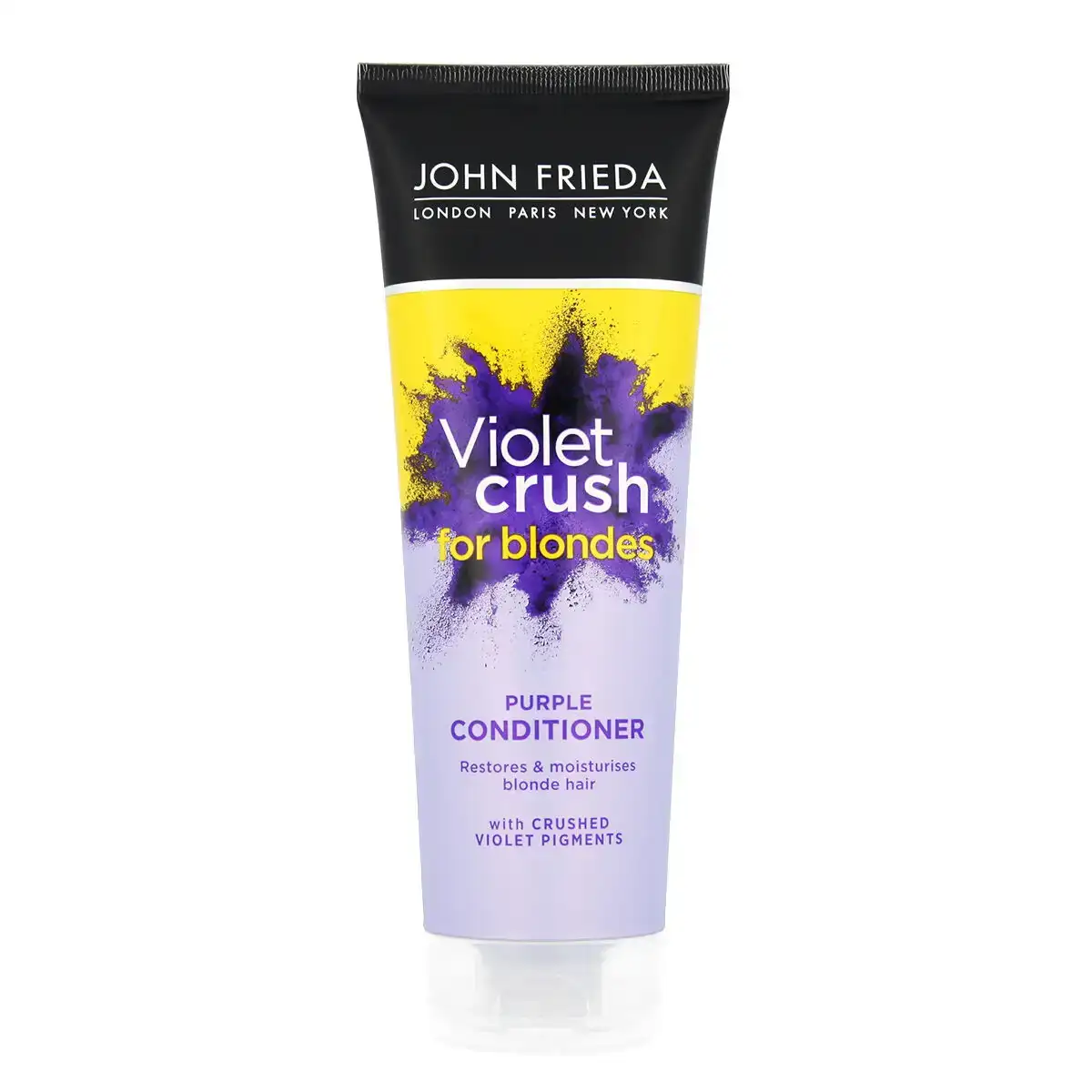 Conditionneur nuance pour cheveux blonds john frieda violet crush 250 ml_4974. DIAYTAR COTE D'IVOIRE - Où Chaque Sélection est une Victoire. Découvrez notre boutique en ligne et trouvez des articles qui vous rendent la vie plus belle, un choix à la fois.
