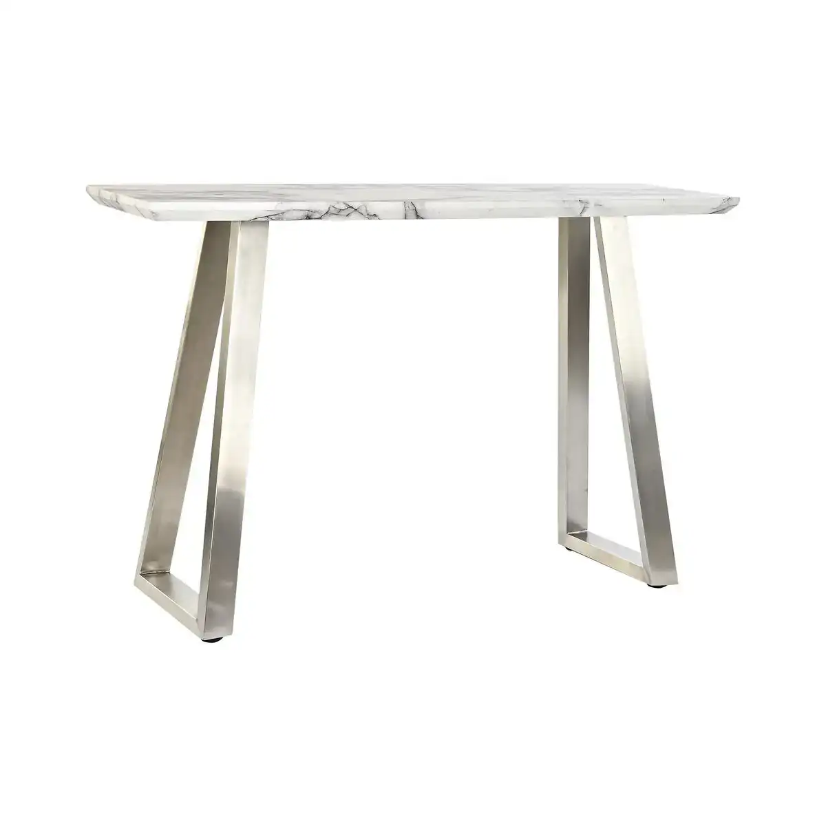 Console dkd home decor argente mdf acier blanc moderne 120 x 40 x 76 cm _6177. DIAYTAR COTE D'IVOIRE - Où Choisir Rime avec Qualité. Découvrez notre sélection soigneusement conçue et choisissez des articles qui incarnent l'excellence et l'innovation.