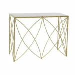 Console dkd home decor blanc argente metal marbre 100 x 33 x 78 cm_4639. DIAYTAR COTE D'IVOIRE - L'Art du Shopping Éclairé. Naviguez à travers notre plateforme intuitive et découvrez une variété d'articles soigneusement sélectionnés pour répondre à vos besoins et à vos envies.