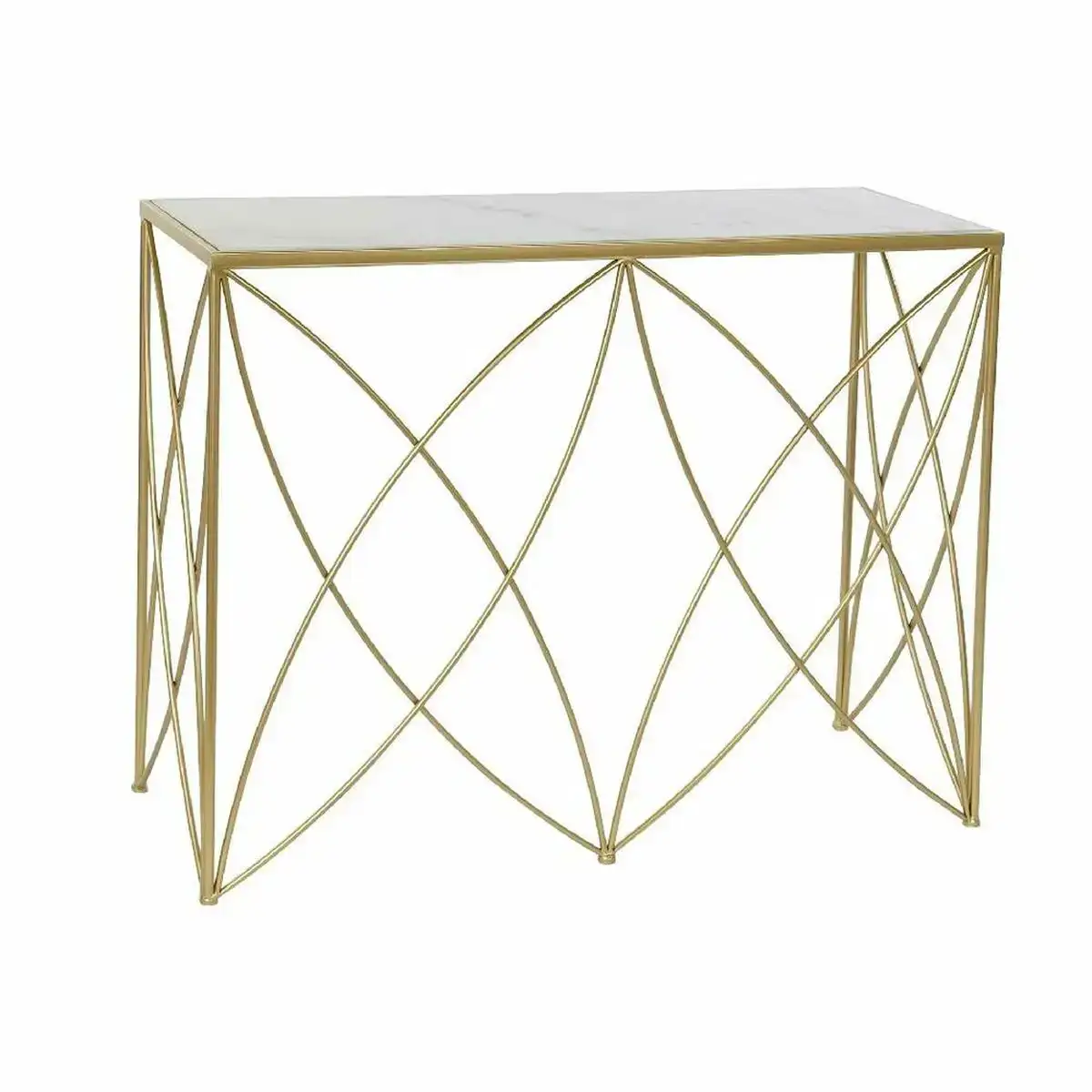 Console dkd home decor blanc argente metal marbre 100 x 33 x 78 cm_4639. DIAYTAR COTE D'IVOIRE - L'Art du Shopping Éclairé. Naviguez à travers notre plateforme intuitive et découvrez une variété d'articles soigneusement sélectionnés pour répondre à vos besoins et à vos envies.