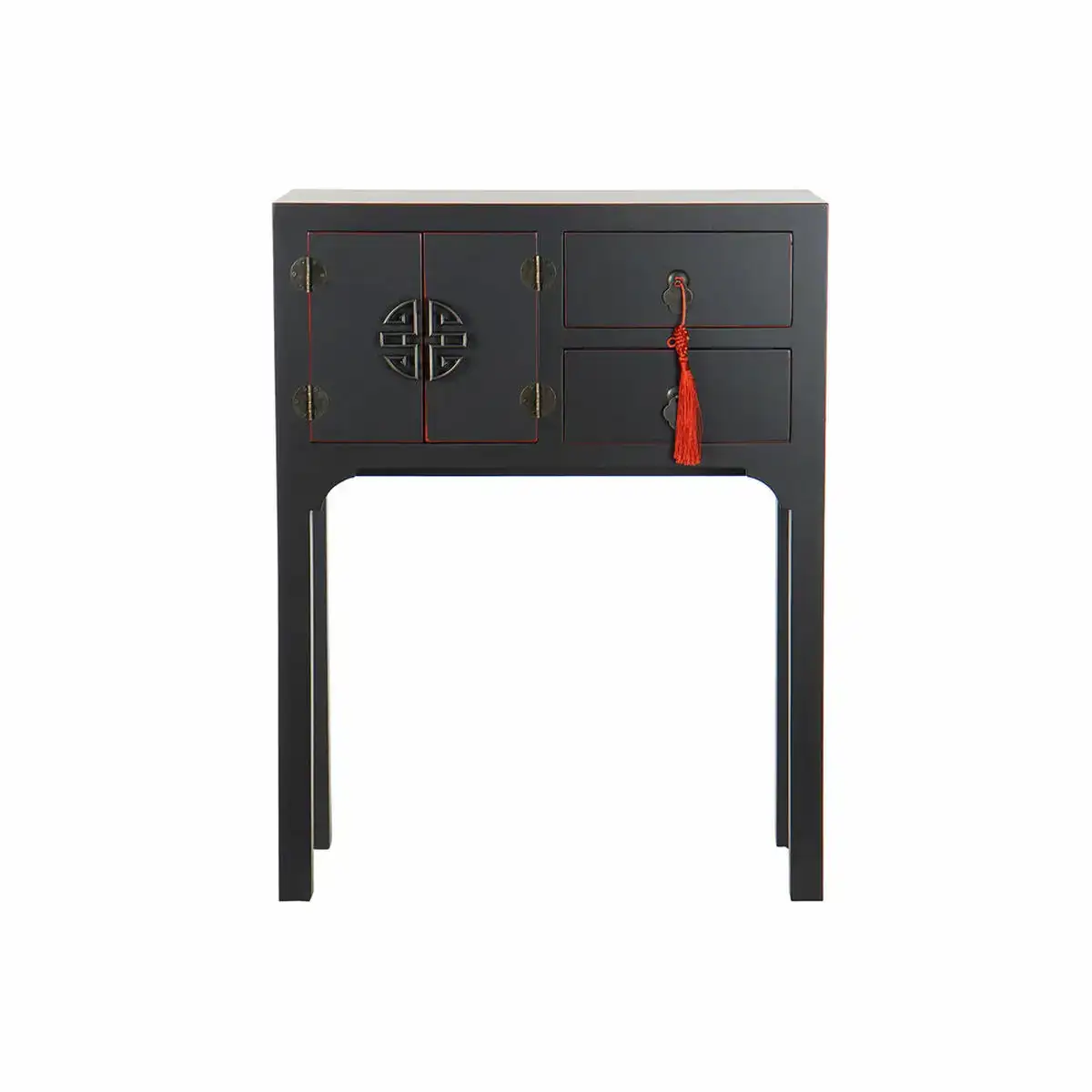 Console dkd home decor bois sapin bois mdf noir 63 x 26 x 83 cm_7494. DIAYTAR COTE D'IVOIRE - Là où la Beauté Rencontre la Fonctionnalité. Parcourez notre sélection pour trouver des produits qui allient esthétique et praticité, pour un quotidien sublimé.