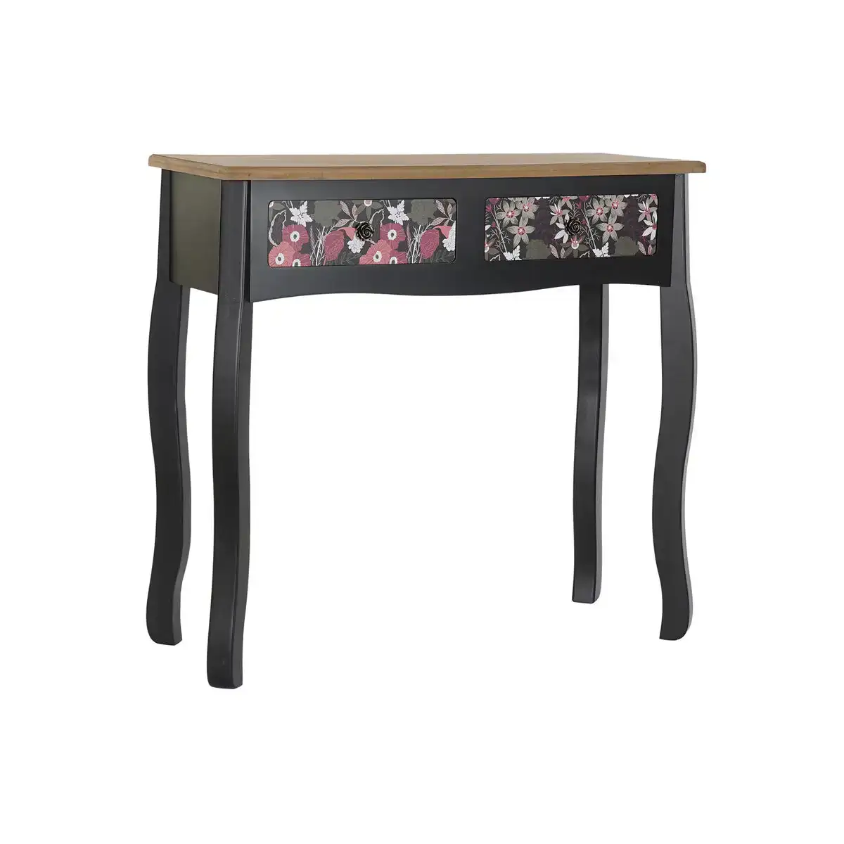 Console dkd home decor marron noir rose bois mdf 80 x 30 x 75 cm_7312. DIAYTAR COTE D'IVOIRE - L'Équilibre Parfait entre Tradition et Modernité. Explorez notre collection pour trouver des produits qui incarnent la culture et la contemporanéité du Côte d'Ivoire.