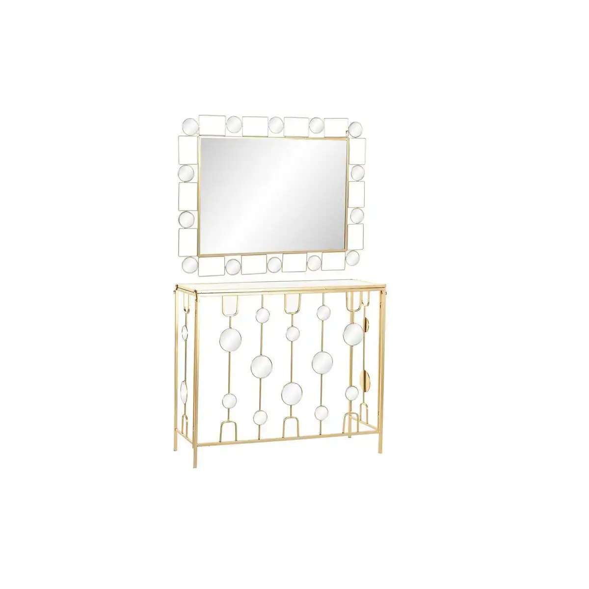 Console dkd home decor miroir dore metal 92 x 32 x 78 cm _3225. Entrez dans l'Univers de DIAYTAR COTE D'IVOIRE - Où Choisir est un Plaisir. Explorez notre gamme variée et trouvez des articles qui parlent à votre cœur et à votre style.