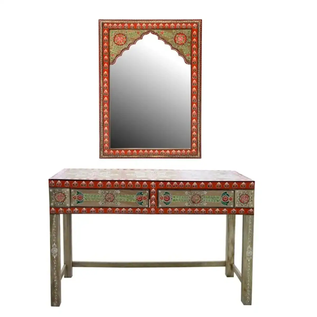 Console dkd home decor multicouleur bois de manguier miroir 117 x 40 x 76 cm_6243. Bienvenue chez DIAYTAR COTE D'IVOIRE - Où Chaque Produit a son Histoire. Plongez dans notre sélection diversifiée et découvrez des articles qui racontent le riche patrimoine sénégalais.