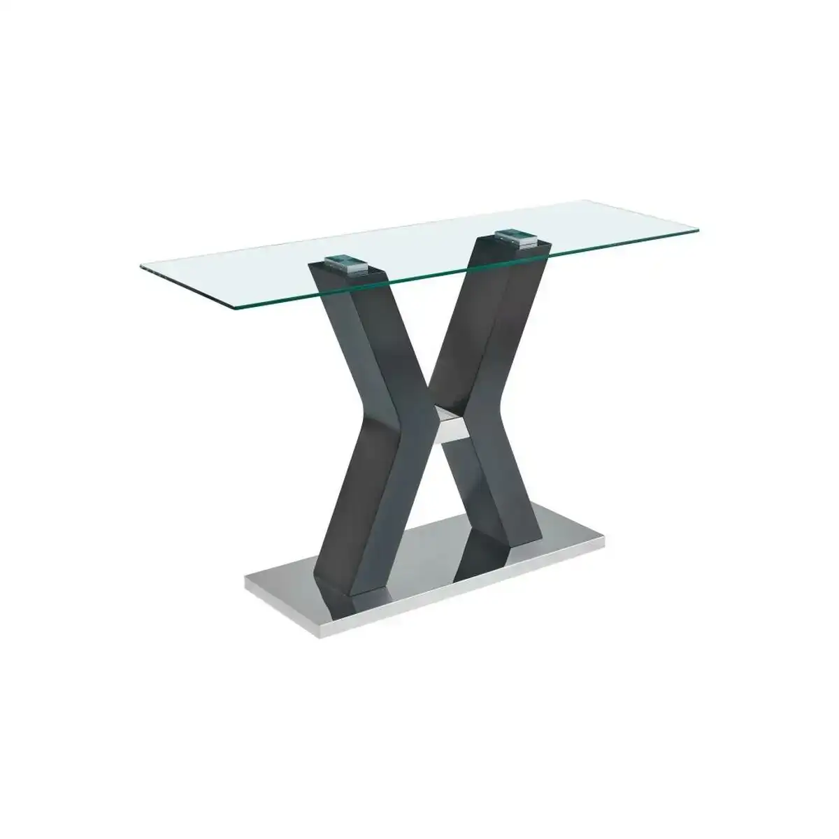 Console dkd home decor noir bois verre trempe bois mdf 120 x 40 x 76 cm_7027. Bienvenue sur DIAYTAR COTE D'IVOIRE - Où Chaque Produit a son Charme. Explorez notre sélection minutieuse et trouvez des articles qui vous séduisent et vous inspirent.