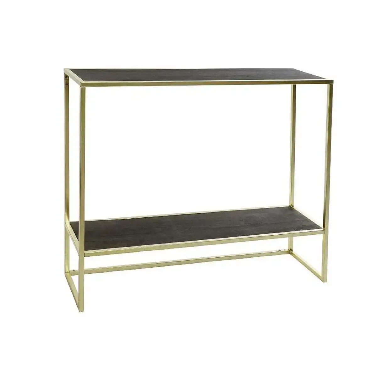 Console dkd home decor noir dore metal bois mdf 90 x 25 x 75 cm _1833. DIAYTAR COTE D'IVOIRE - L'Art de Vivre le Shopping Authentique. Découvrez notre boutique en ligne et trouvez des produits qui incarnent la passion et le savoir-faire du Côte d'Ivoire.