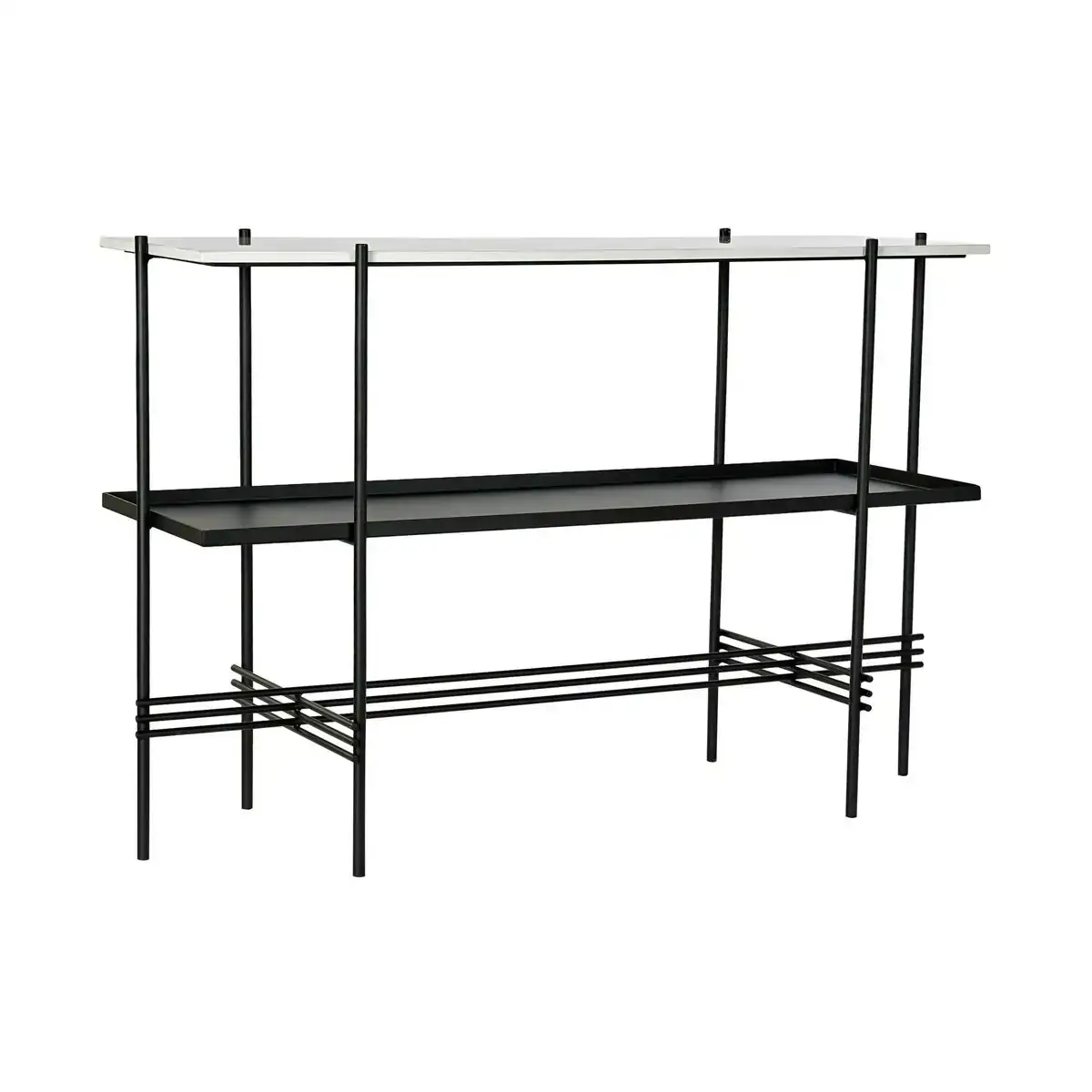 Console dkd home decor noir metal blanc marbre moderne 120 x 40 x 80 cm _9662. Bienvenue sur DIAYTAR COTE D'IVOIRE - Où Chaque Article a son Histoire. Découvrez notre sélection méticuleuse de produits qui racontent l'authenticité et la beauté du Côte d'Ivoire.