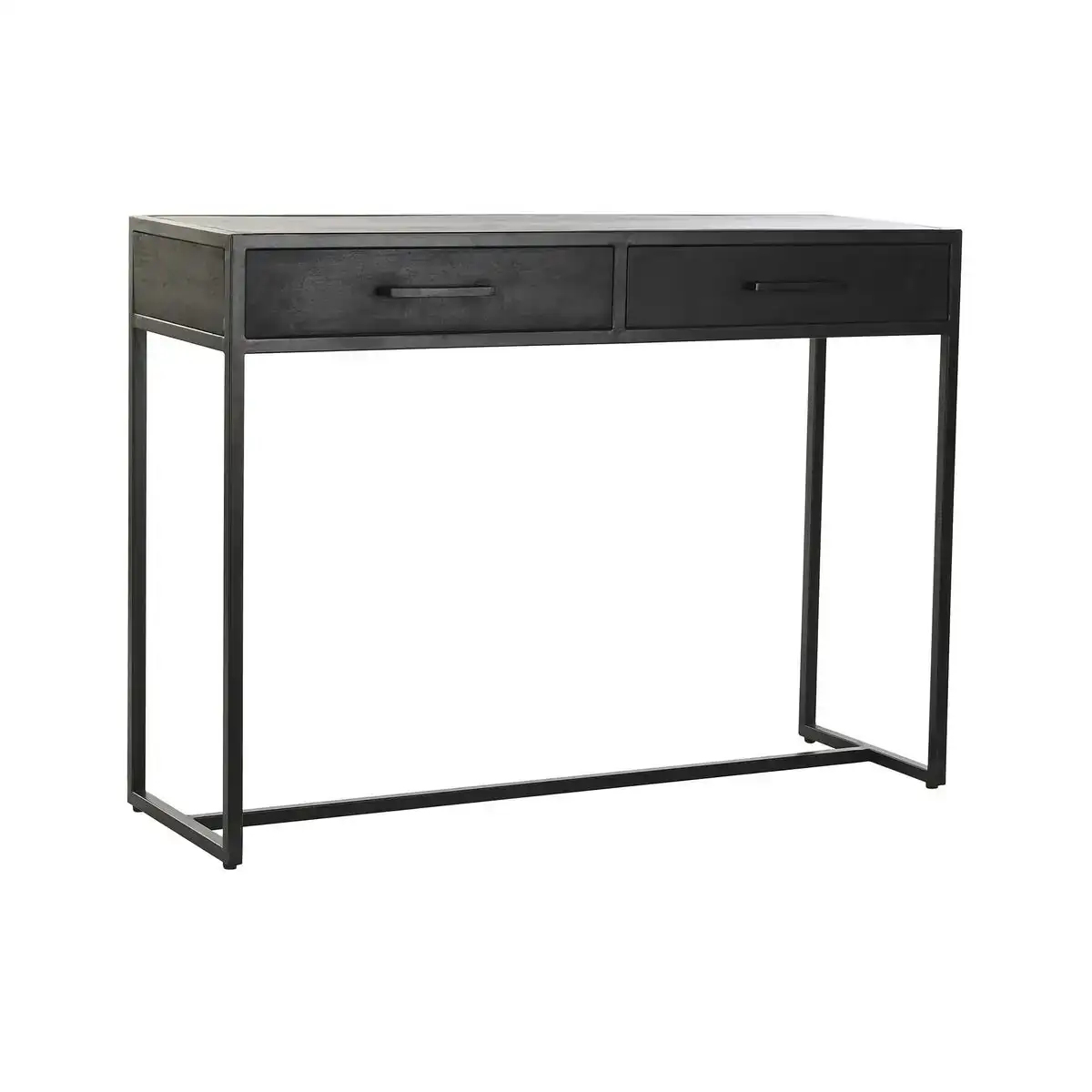 Console dkd home decor noir metal bois de manguier 110 x 35 x 80 cm_3858. Entrez dans l'Univers de DIAYTAR COTE D'IVOIRE - Où l'Innovation Rencontre la Tradition. Explorez notre sélection de produits modernes et traditionnels qui incarnent l'esprit dynamique du Côte d'Ivoire.