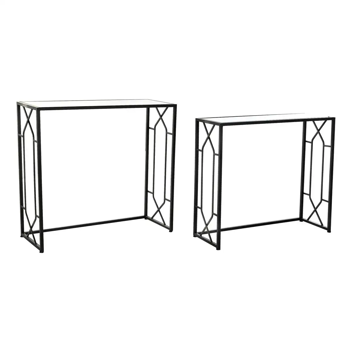 Console dkd home decor noir metal verre 82 x 32 x 76 cm_4837. Entrez dans l'Univers de DIAYTAR COTE D'IVOIRE - Où Chaque Produit est une Découverte. Explorez notre gamme variée et trouvez des articles qui vous surprennent et vous inspirent.
