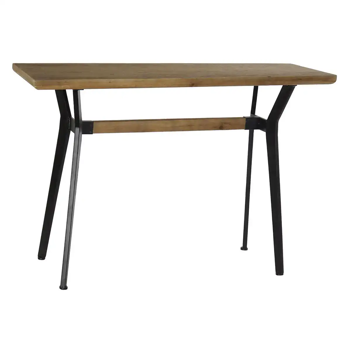 Console dkd home decor noir naturel metal sapin 120 x 40 x 81 cm_7952. DIAYTAR COTE D'IVOIRE - Où le Shopping est un Plaisir Engagé. Parcourez notre catalogue et choisissez des produits qui respectent vos valeurs et vos attentes.