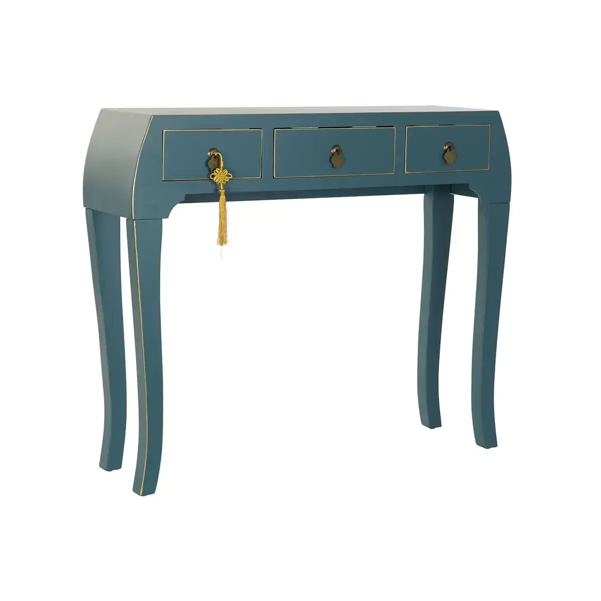 Console dkd home decor sapin bleu bois mdf 96 x 26 x 80 cm_7446. DIAYTAR COTE D'IVOIRE - L'Art de Choisir, l'Art de Vivre. Explorez notre univers de produits soigneusement sélectionnés pour vous offrir une expérience shopping riche et gratifiante.