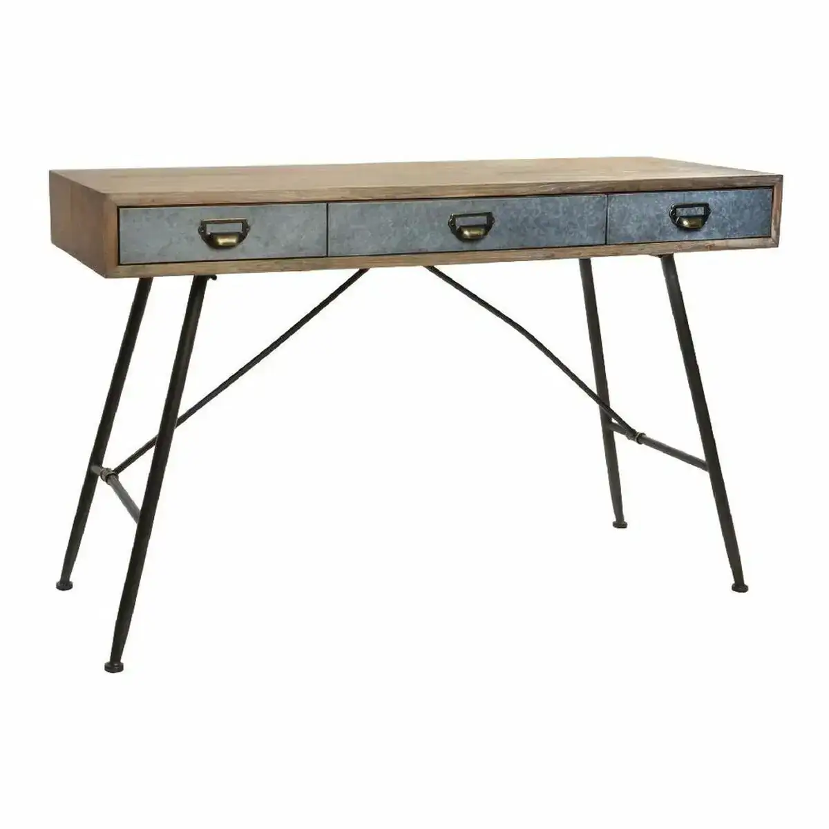Console dkd home decor sapin gris metal 120 x 48 5 x 78 cm _3894. DIAYTAR COTE D'IVOIRE - L'Art de Vivre le Shopping Inspiré. Parcourez notre catalogue et choisissez des produits qui reflètent votre passion pour la beauté et l'authenticité.