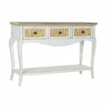 Console dkd home decor sapin naturel bois blanc 120 x 38 x 83 cm_7242. DIAYTAR COTE D'IVOIRE - Là où Vos Rêves Prendent Forme. Plongez dans notre catalogue diversifié et trouvez des produits qui enrichiront votre quotidien, du pratique à l'exceptionnel.