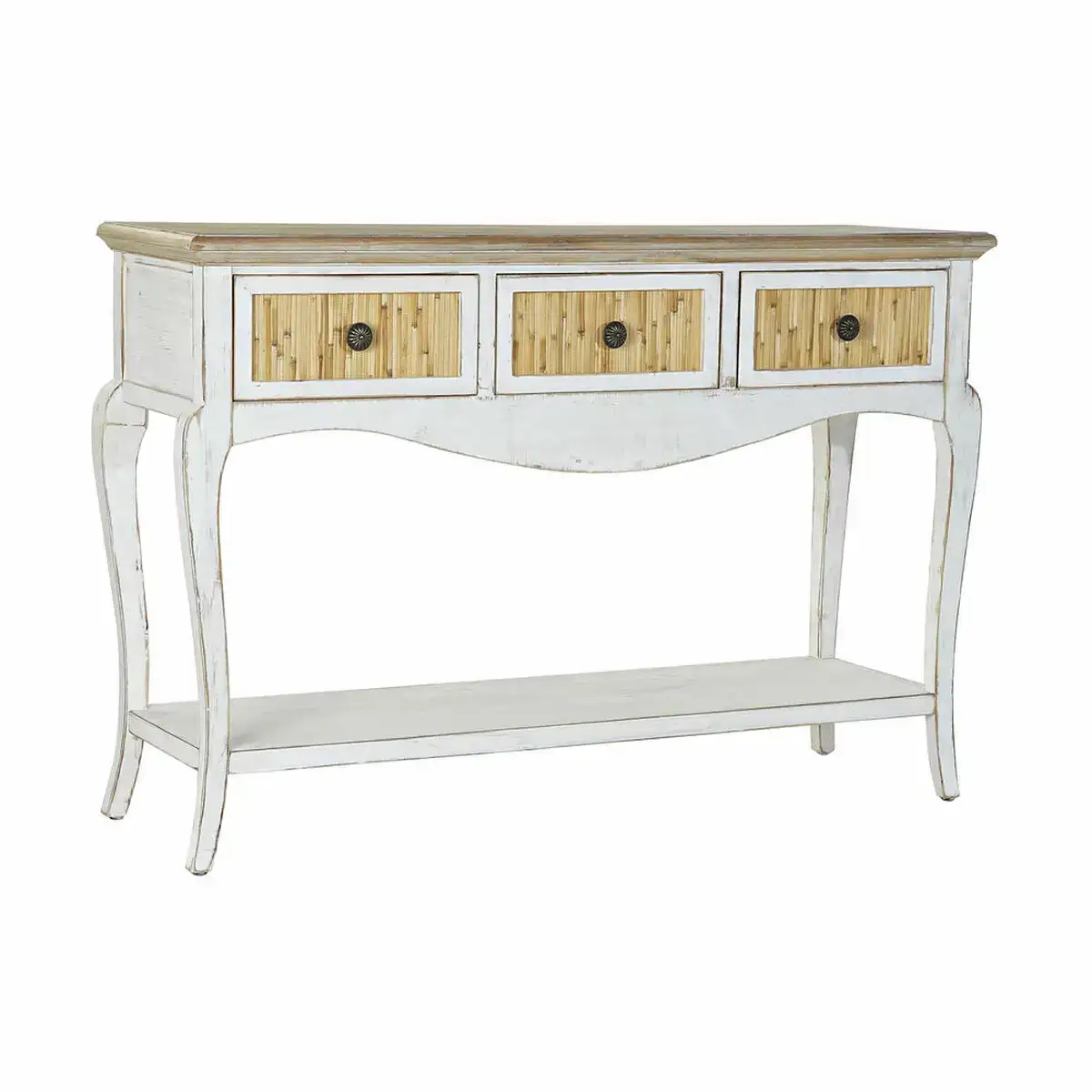 Console dkd home decor sapin naturel bois blanc 120 x 38 x 83 cm_7242. DIAYTAR COTE D'IVOIRE - Là où Vos Rêves Prendent Forme. Plongez dans notre catalogue diversifié et trouvez des produits qui enrichiront votre quotidien, du pratique à l'exceptionnel.