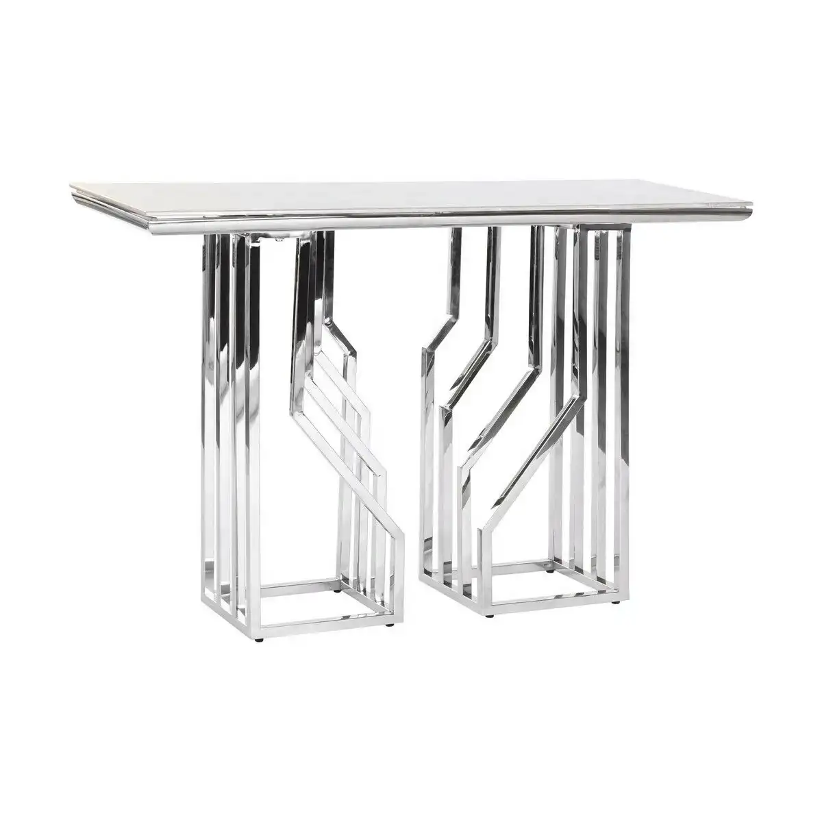 Console dkd home decor verre acier 120 x 40 x 78 cm _8636. Entrez dans l'Univers de DIAYTAR COTE D'IVOIRE - Où Chaque Produit a une Signification. Explorez notre gamme diversifiée et découvrez des articles qui résonnent avec votre vie.