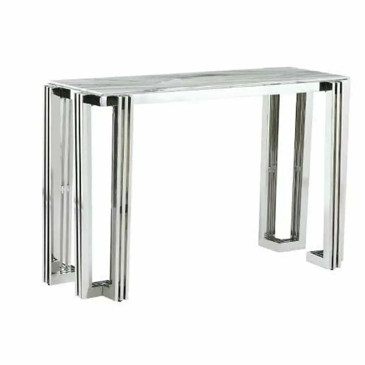 Console dkd home decor verre acier 120 x 45 x 78 cm _1166. DIAYTAR COTE D'IVOIRE - Votre Escapade Shopping Virtuelle. Explorez notre boutique en ligne et dénichez des trésors qui évoquent la culture et le savoir-faire sénégalais, un clic à la fois.