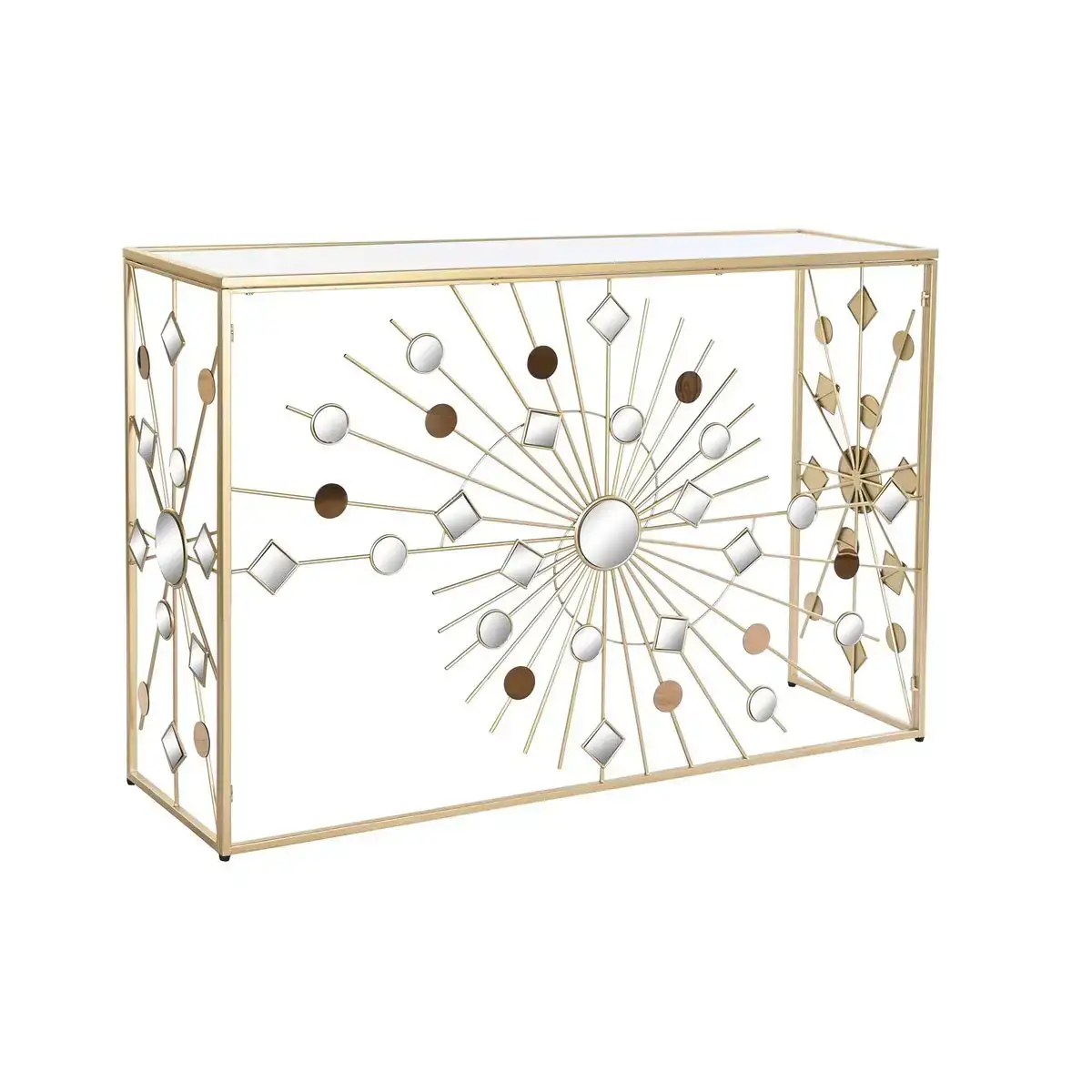 Console dkd home decor verre noir dore metal 120 x 35 x 80 cm_6913. DIAYTAR COTE D'IVOIRE - Là où la Découverte est au Rendez-vous. Plongez dans notre catalogue et trouvez des articles qui éveilleront votre curiosité et élargiront vos horizons.