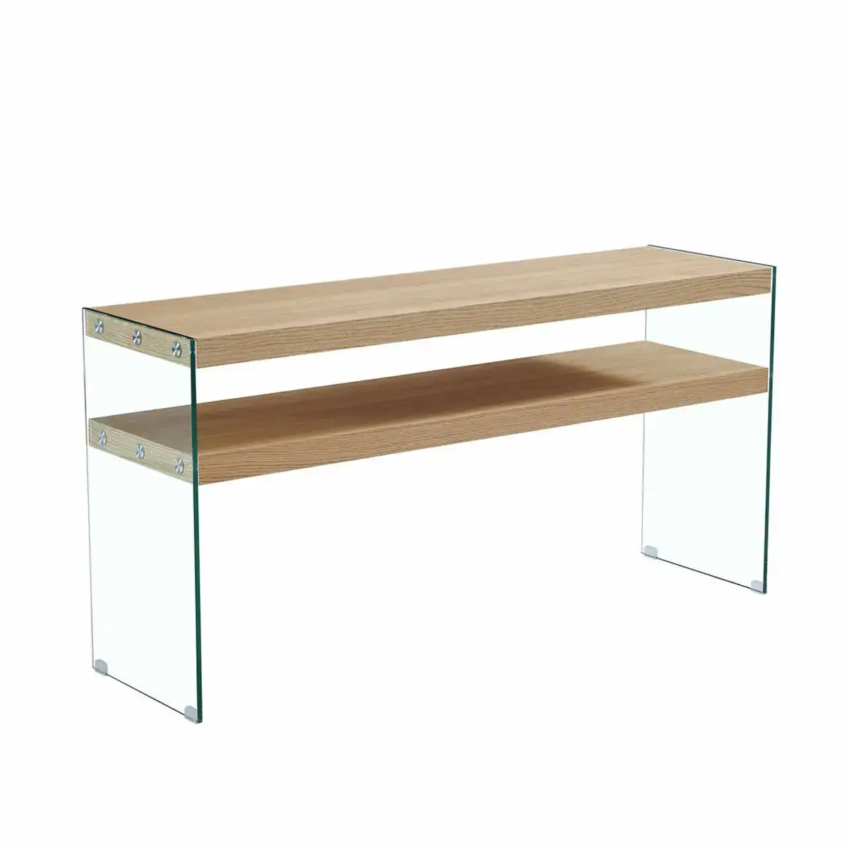 Console dkd home decor verre transparent marron clair 160 x 45 x 80 cm bois mdf_9748. Bienvenue sur DIAYTAR COTE D'IVOIRE - Où Choisir est un Voyage Sensoriel. Plongez dans notre catalogue et trouvez des produits qui éveillent vos sens et embellissent votre quotidien.
