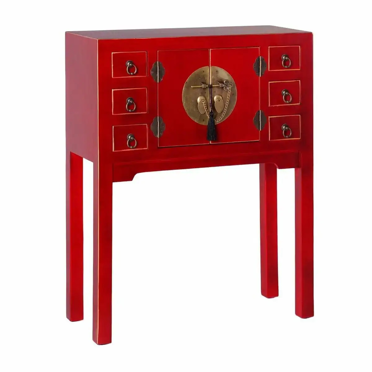 Console oriente fer bois mdf rouge dore 63 x 26 x 80 cm_1022. DIAYTAR COTE D'IVOIRE - Où Choisir Devient un Acte de Découverte. Découvrez notre gamme et choisissez des produits qui éveillent votre curiosité et élargissent vos horizons.