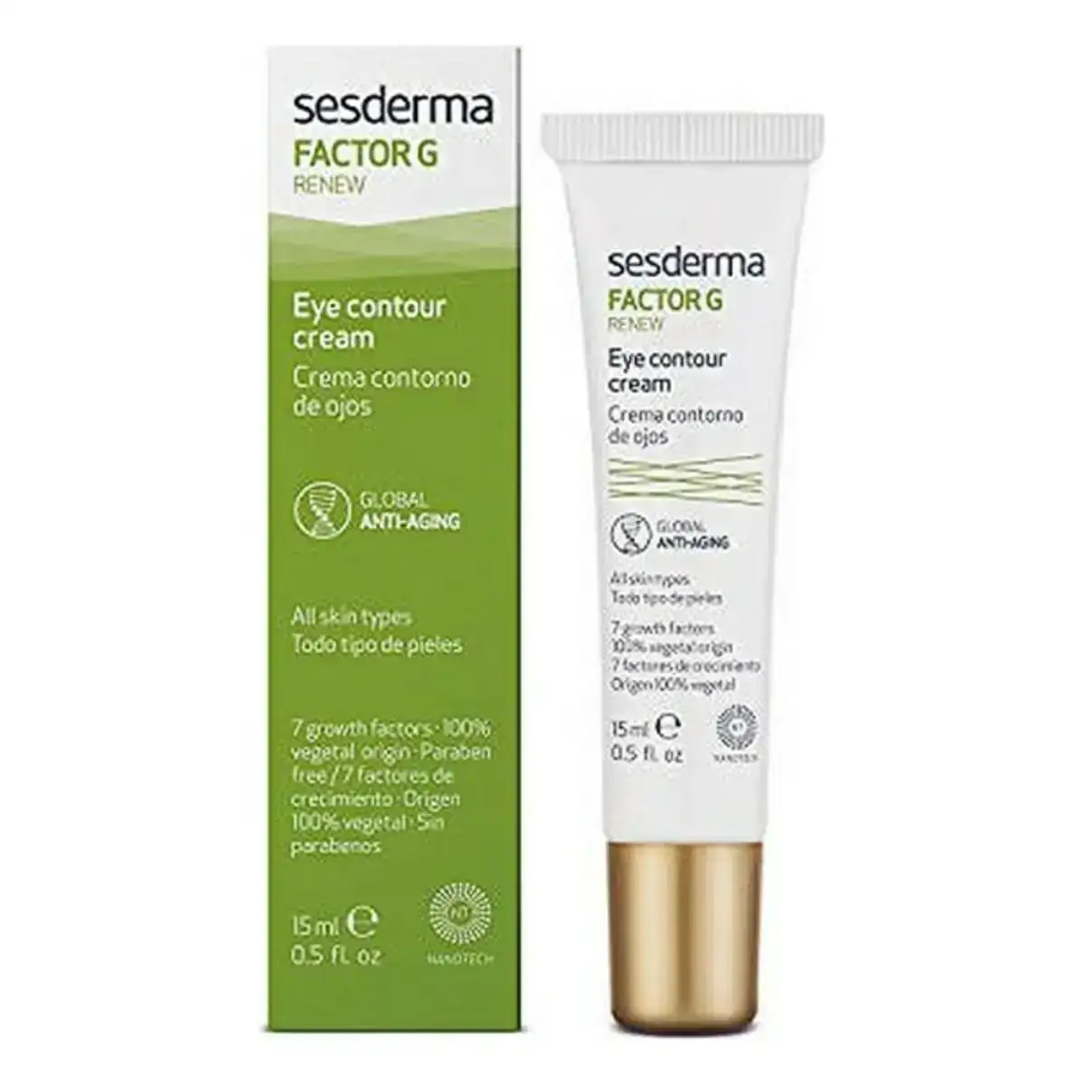 Contour des yeux factor g renew sesderma 15 ml _4406. DIAYTAR COTE D'IVOIRE - Votre Escapade Shopping Virtuelle. Explorez notre boutique en ligne et dénichez des trésors qui évoquent la culture et le savoir-faire sénégalais, un clic à la fois.