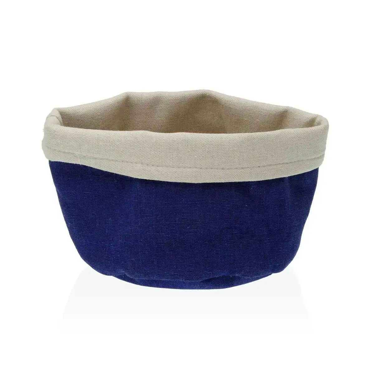 Corbeille a pain versa bleu textile 14 x 10 x 17 cm _8710. DIAYTAR COTE D'IVOIRE - Votre Destination pour un Shopping Réfléchi. Découvrez notre gamme variée et choisissez des produits qui correspondent à vos valeurs et à votre style de vie.