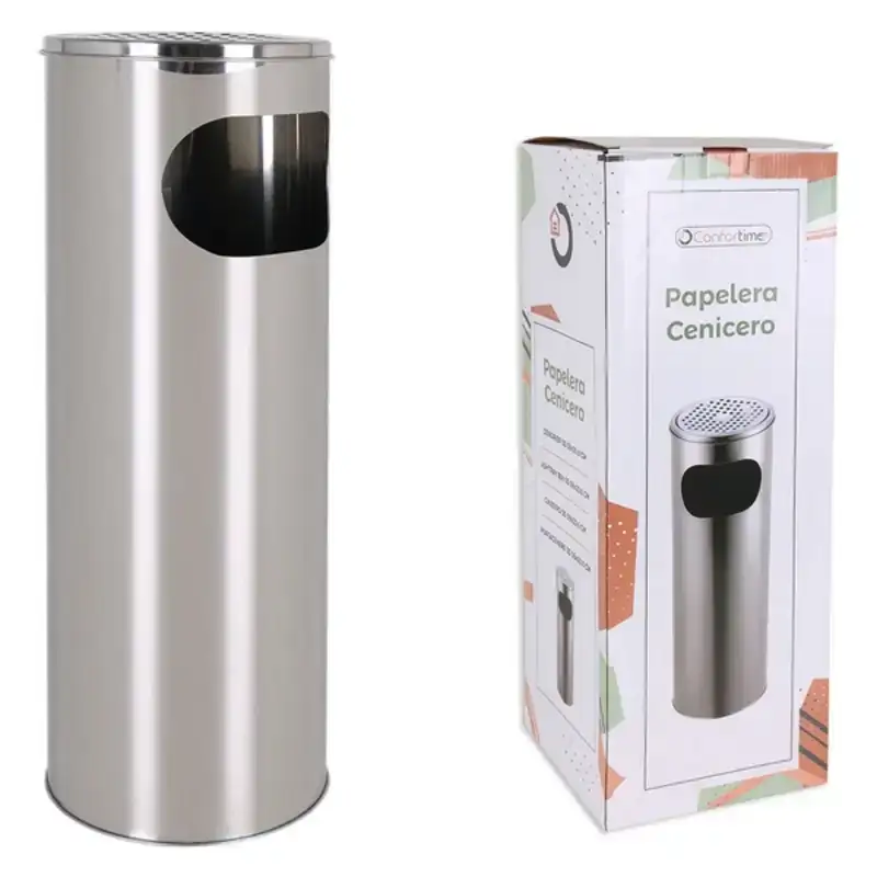 Corbeille avec cendrier confortime metal 20 x 59 cm _2383. DIAYTAR COTE D'IVOIRE - Votre Source de Découvertes Shopping. Naviguez à travers nos catégories et découvrez des articles qui vous surprendront et vous séduiront.