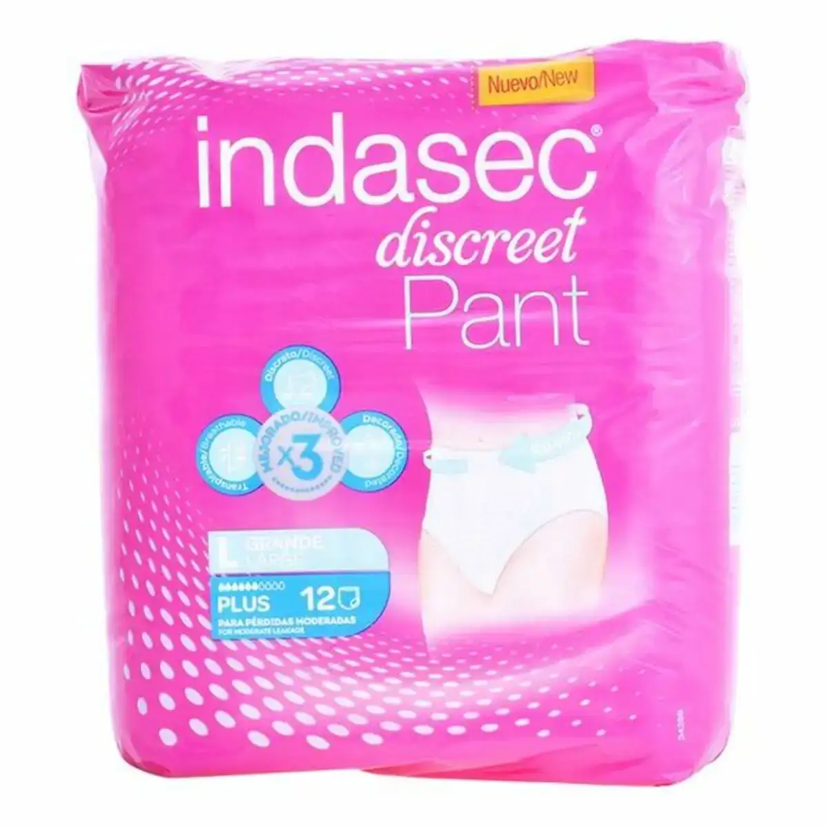 Couches pour incontinence pant plus talla grande indasec 12 uds _7992. DIAYTAR COTE D'IVOIRE - Là où Choisir est un Acte d'Amour pour le Côte d'Ivoire. Explorez notre gamme et choisissez des produits qui célèbrent la culture et l'artisanat du pays.