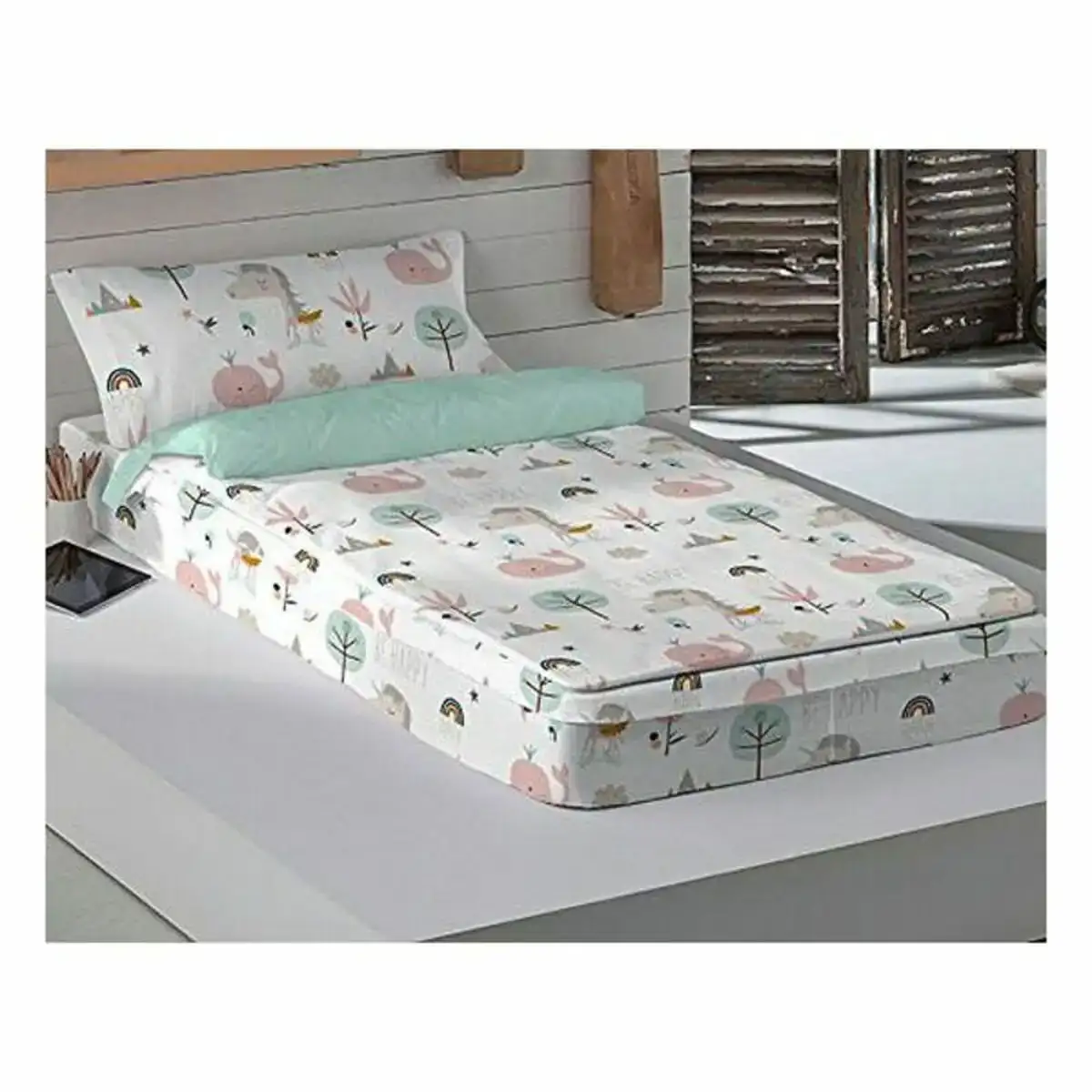 Couette rembourree haciendo el indio rainbowland 90 x 190 cm lit 1 persone _9535. DIAYTAR COTE D'IVOIRE - Où Choisir est une Célébration de l'Artisanat. Explorez notre boutique en ligne et choisissez des articles qui incarnent l'art et le savoir-faire du Côte d'Ivoire.