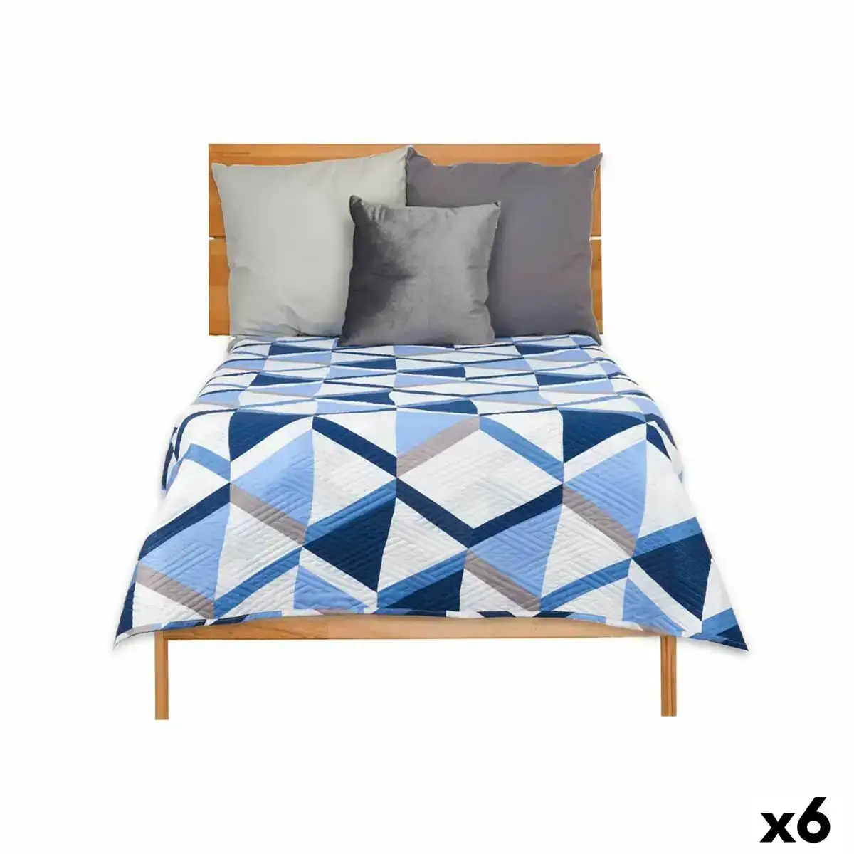 Couette reversible 180 x 260 cm bleu blanc 6 unites _2511. Bienvenue chez DIAYTAR COTE D'IVOIRE - Où Choisir est une Invitation au Voyage. Explorez notre boutique en ligne et découvrez des produits qui vous transportent dans l'univers du Côte d'Ivoire.