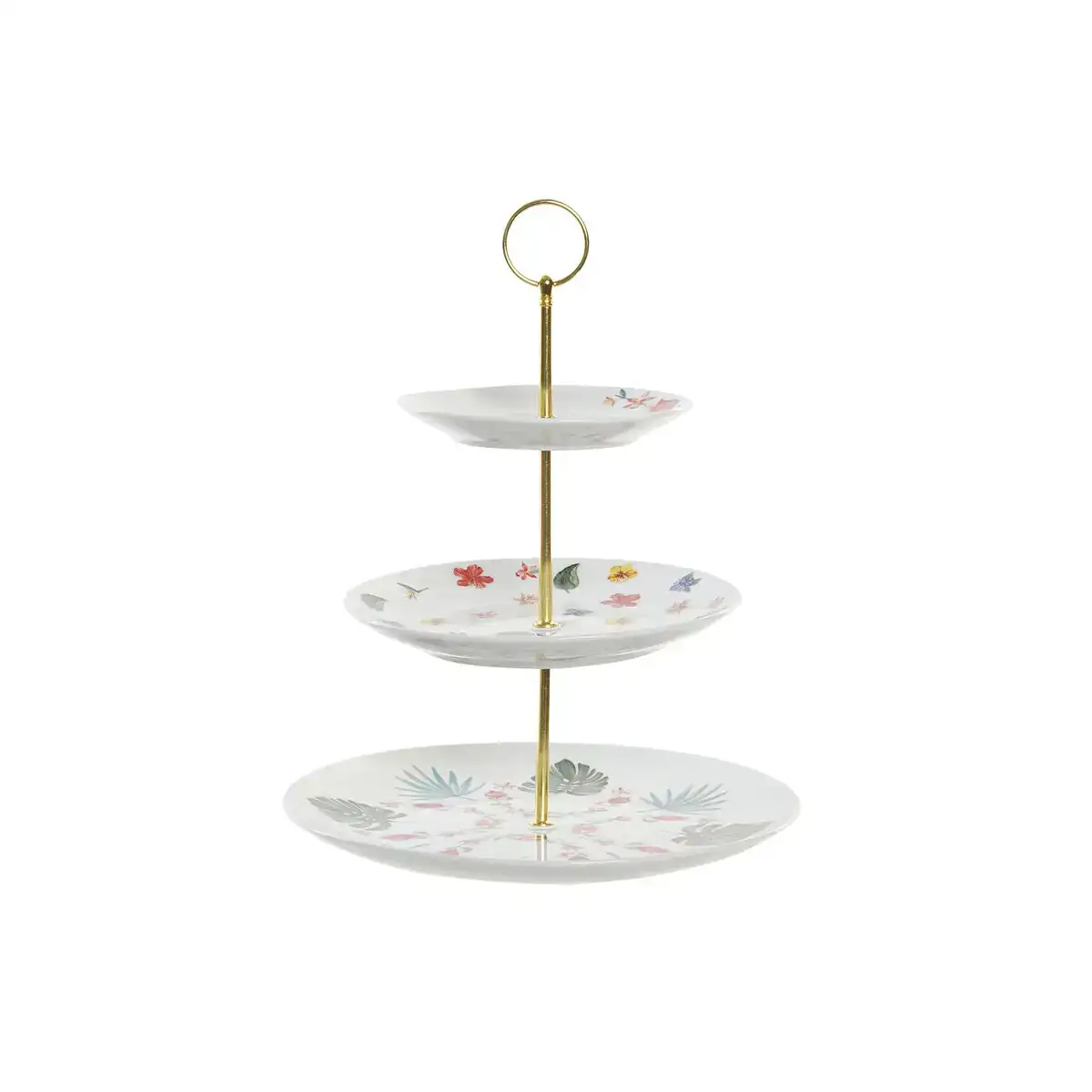Coupe a fruits dkd home decor multicouleur metal porcelaine 27 x 27 x 34 cm_7981. Bienvenue chez DIAYTAR COTE D'IVOIRE - Où Chaque Objet a sa Propre Histoire. Découvrez notre sélection soigneusement choisie et choisissez des produits qui racontent le patrimoine sénégalais.