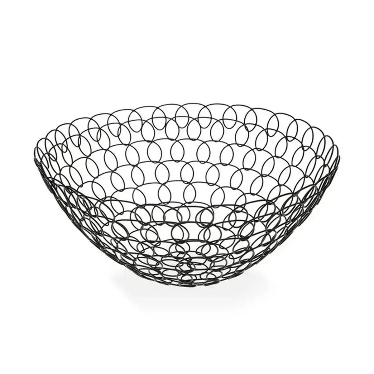 Coupe a fruits noir metal 28 x 12 x 28 cm _4844. Entrez dans le Monde de DIAYTAR COTE D'IVOIRE - Où la Satisfaction est la Priorité. Explorez notre sélection pensée pour vous offrir une expérience de shopping qui va au-delà de vos attentes.