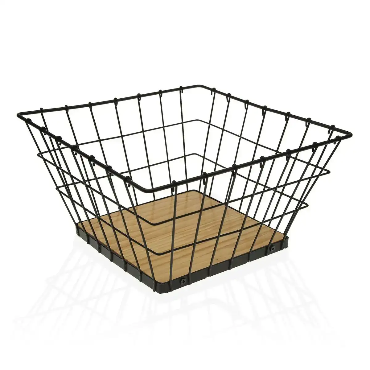 Coupe a fruits versa argente noir bois acier 26 x 14 x 26 cm _2903. Bienvenue chez DIAYTAR COTE D'IVOIRE - Où Chaque Achat Fait une Différence. Découvrez notre gamme de produits qui reflètent l'engagement envers la qualité et le respect de l'environnement.