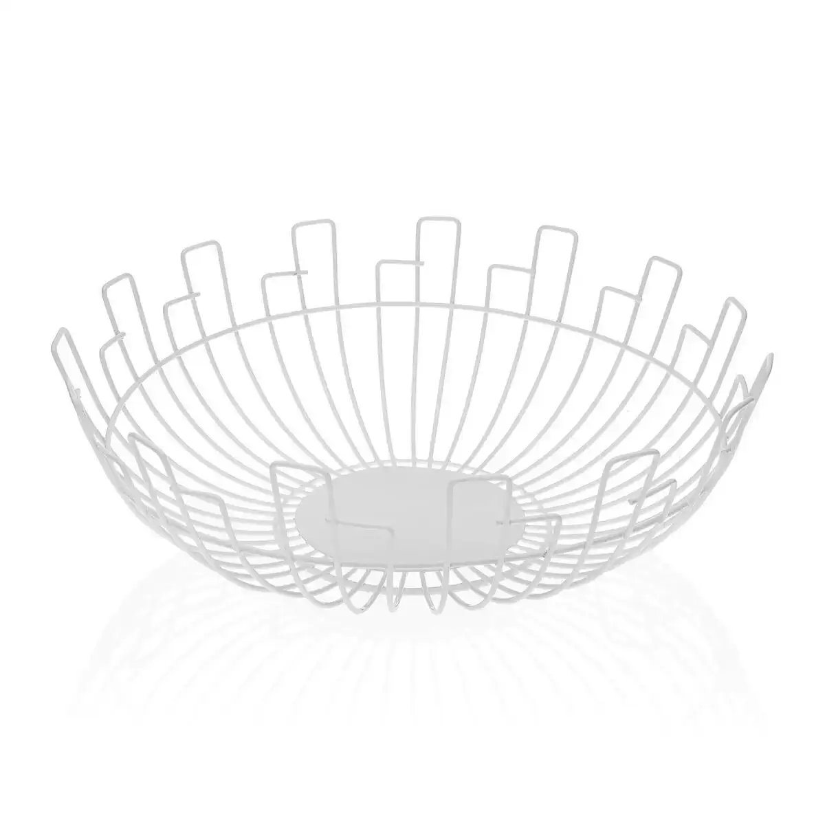 Coupe à fruits Versa Blanc Acier (30 x 10 x 30	 cm)